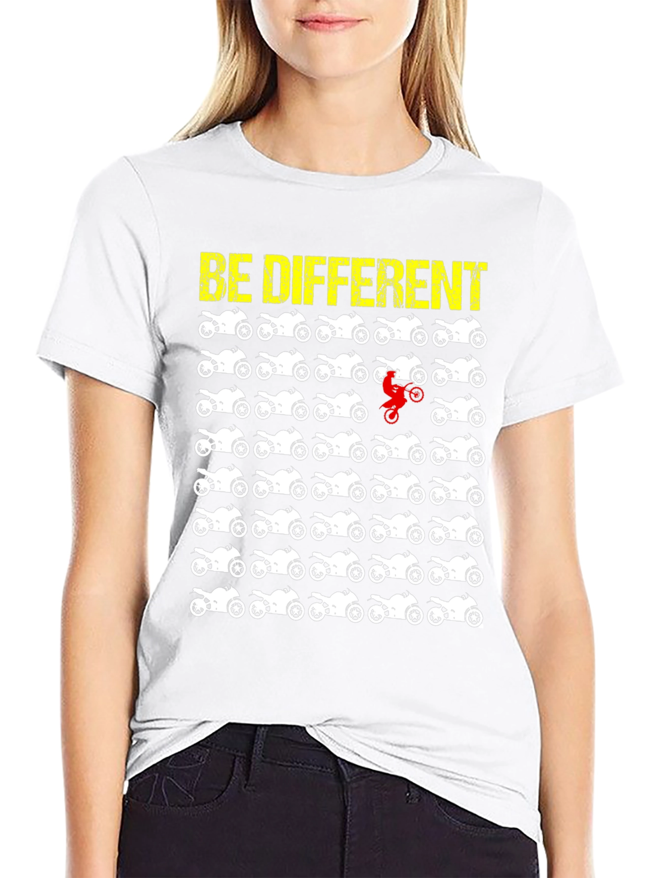 Be Different Motorcycle T-Shirt Moto Rider Tee