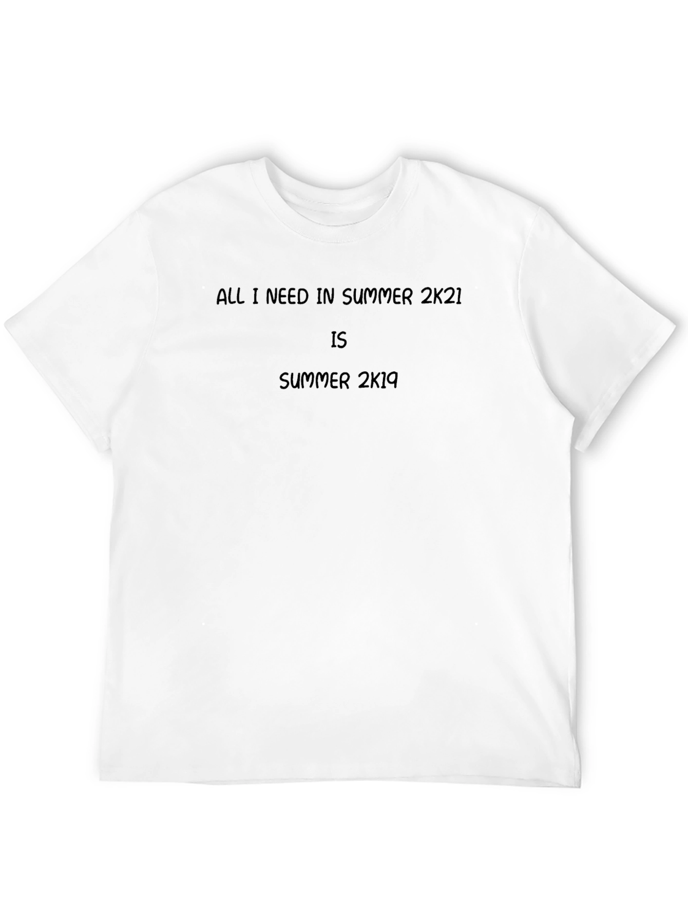 Summer Nostalgia T-Shirt - Mens Black Graphic Tee