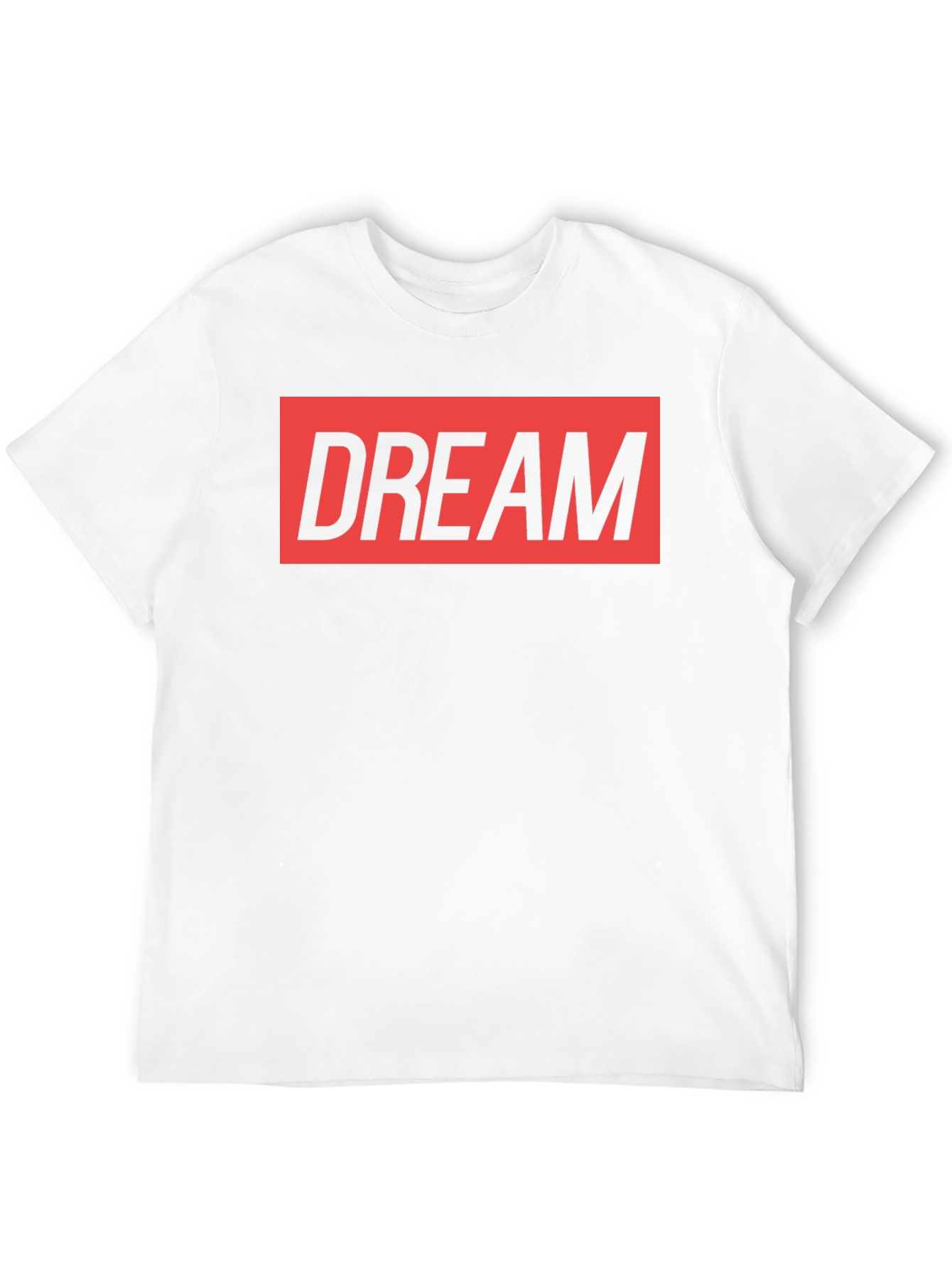 DREAM Graphic Print Crew Neck T-Shirt