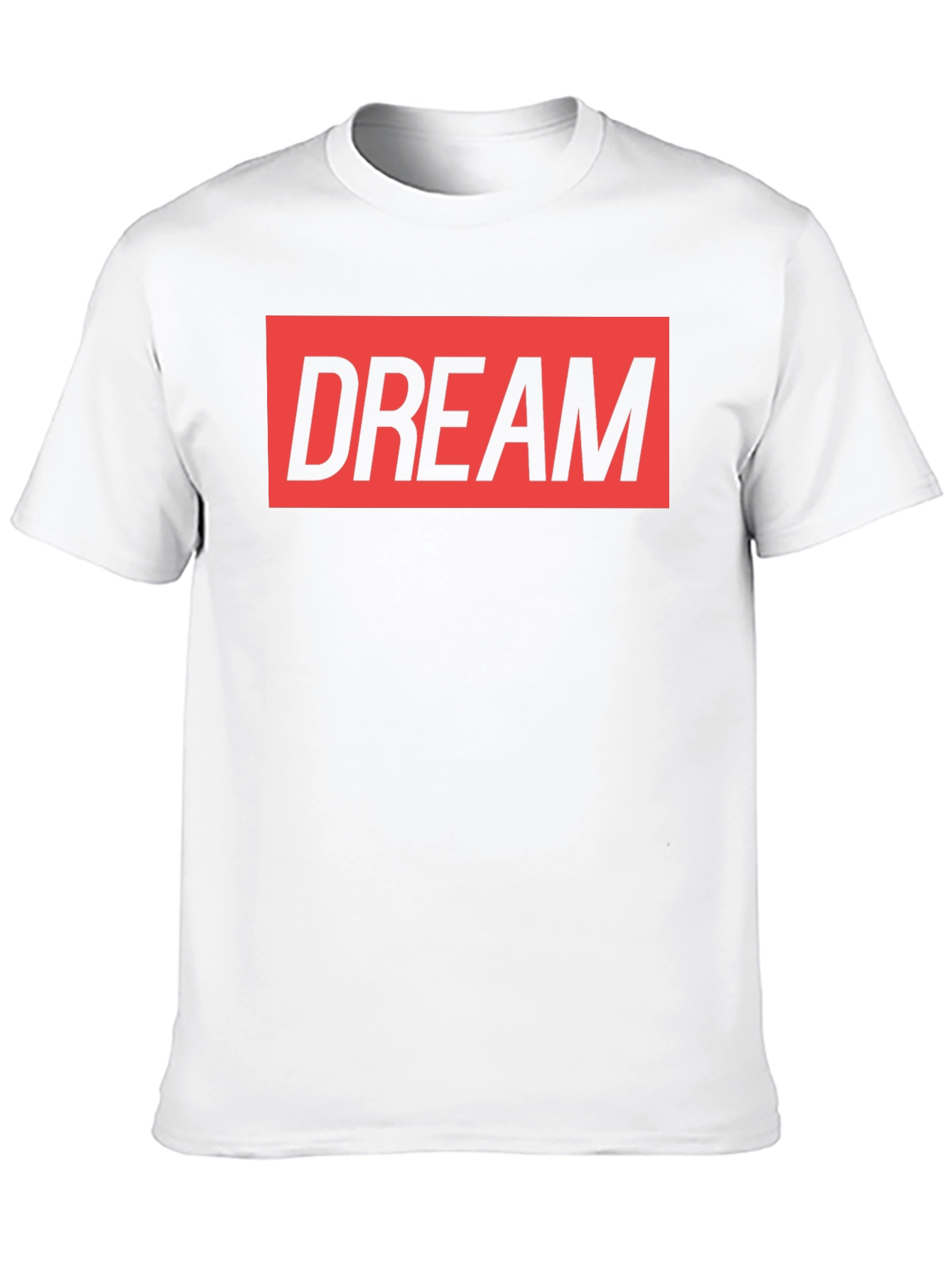 DREAM Graphic Print Crew Neck T-Shirt