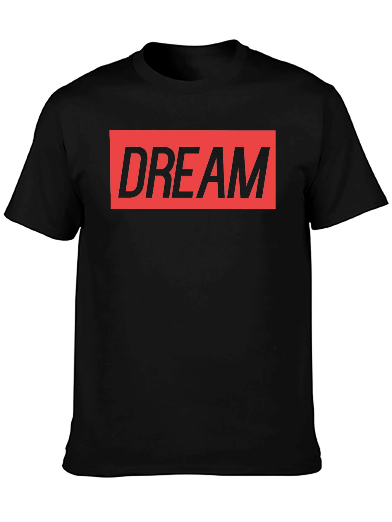 DREAM Graphic Print Crew Neck T-Shirt