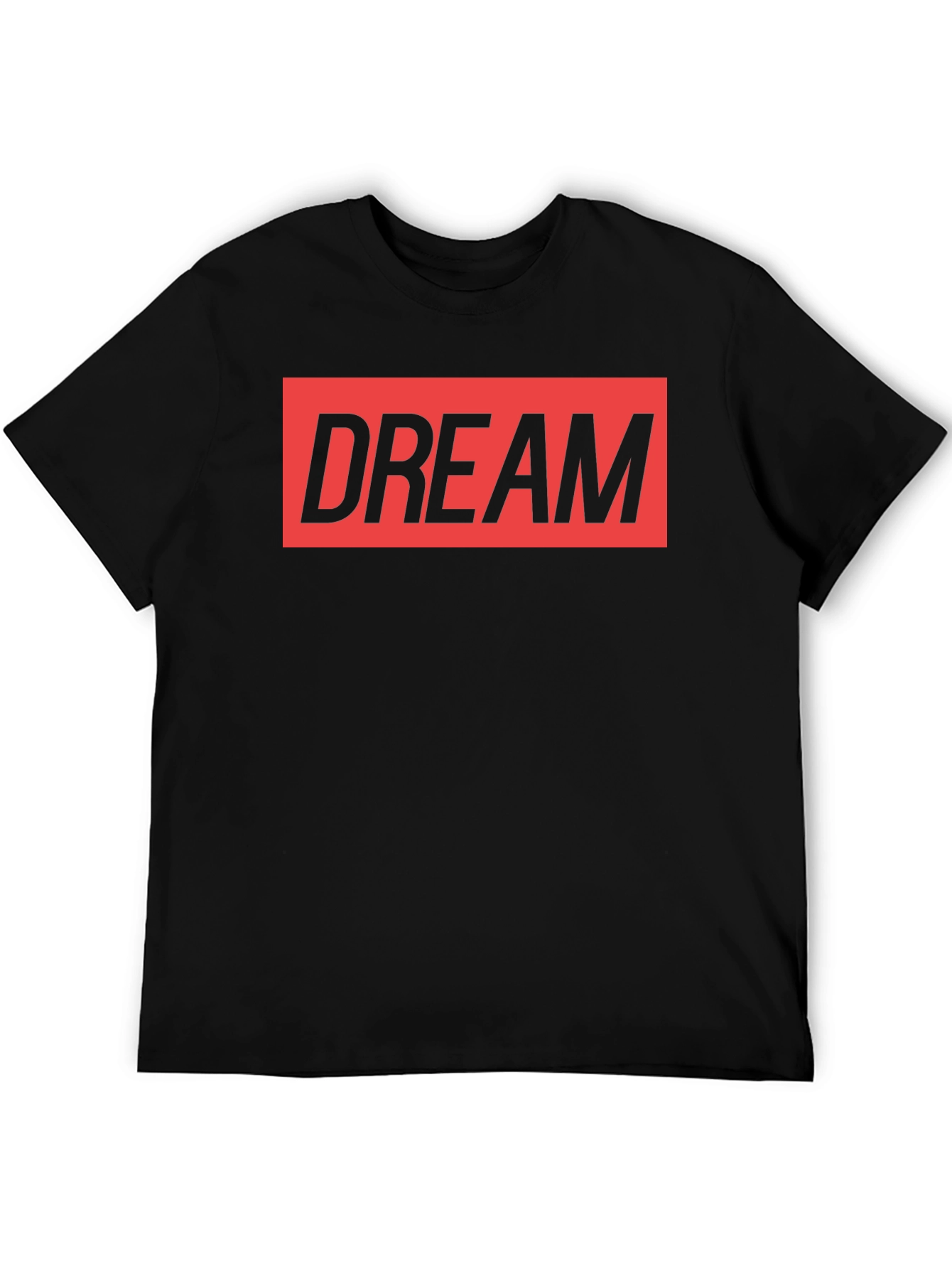 DREAM Graphic Print Crew Neck T-Shirt