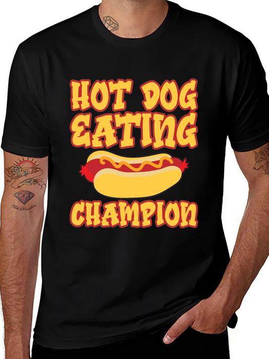 Hot Dog Eating Champion Graphic Tee