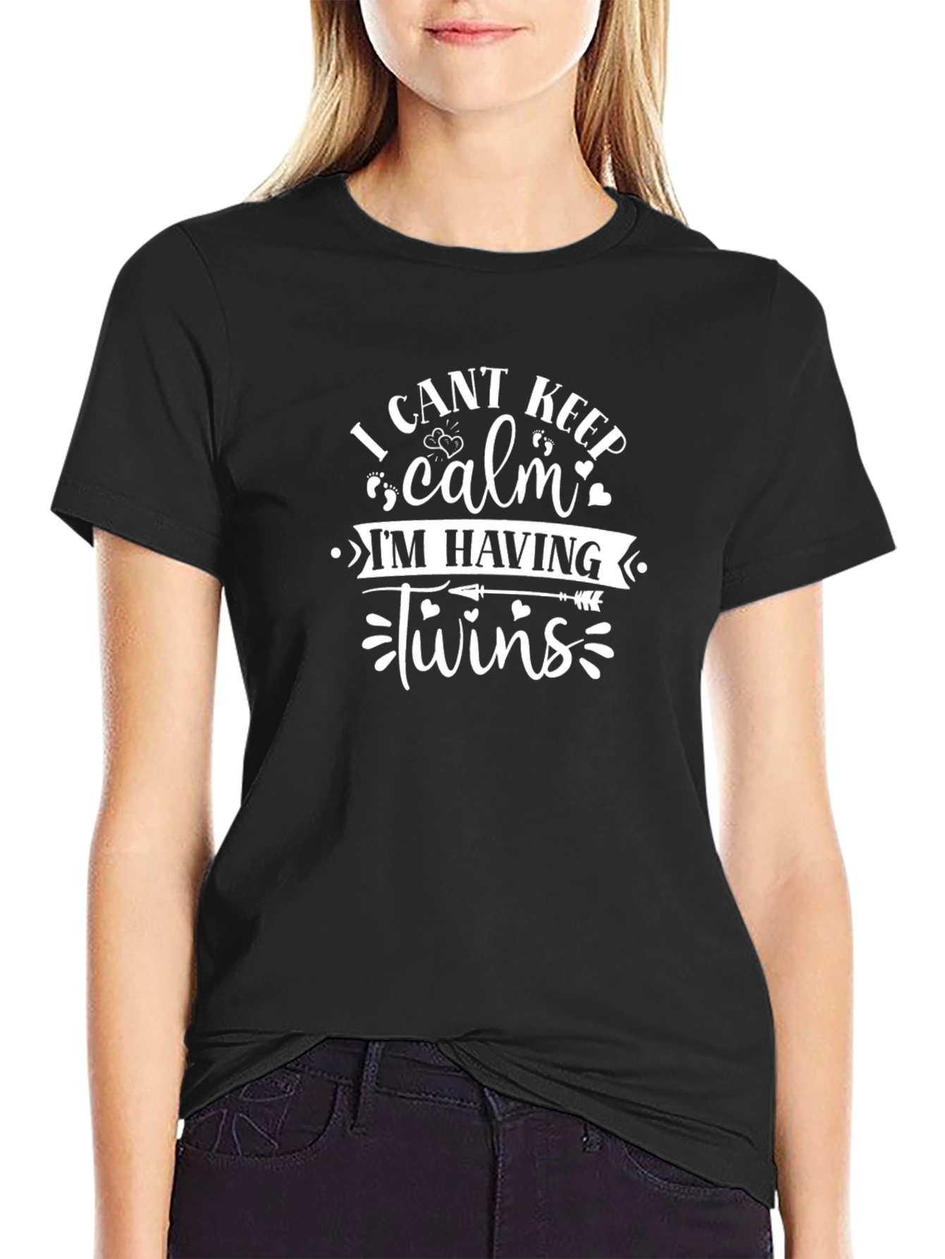 I Cant Keep Calm Im Having Twins T-Shirt