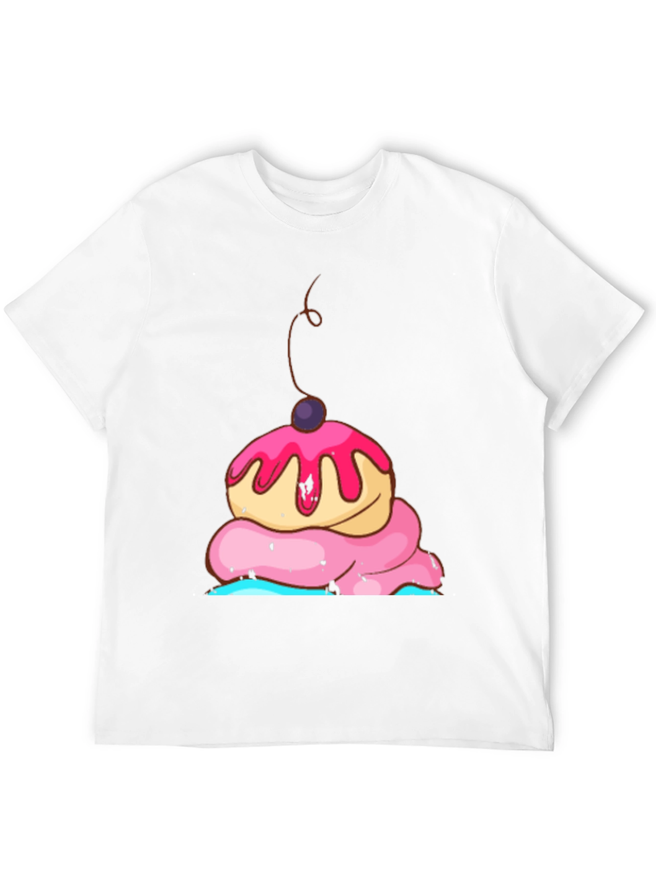 Cupcake Graphic Black T-Shirt