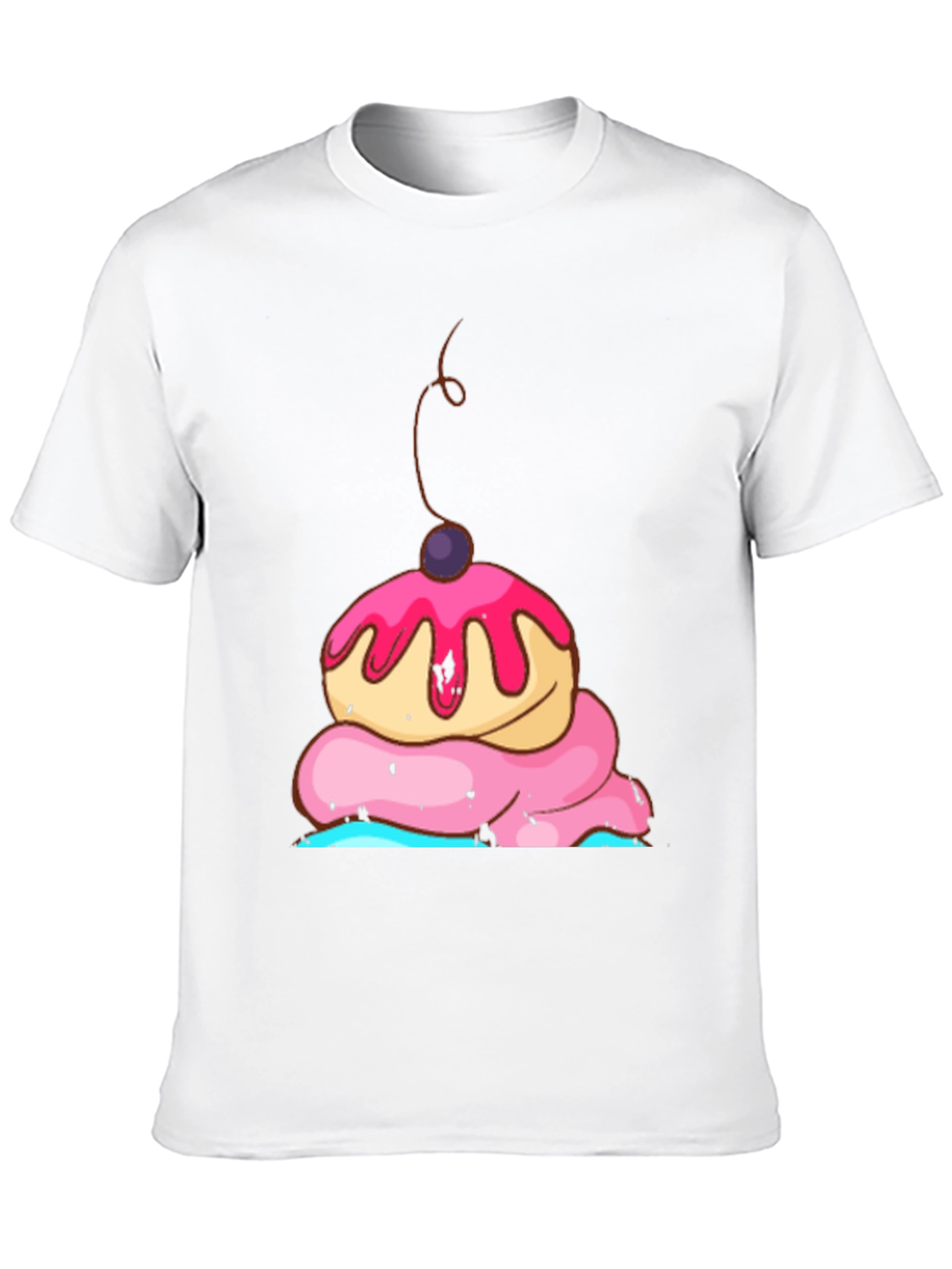 Cupcake Graphic Black T-Shirt