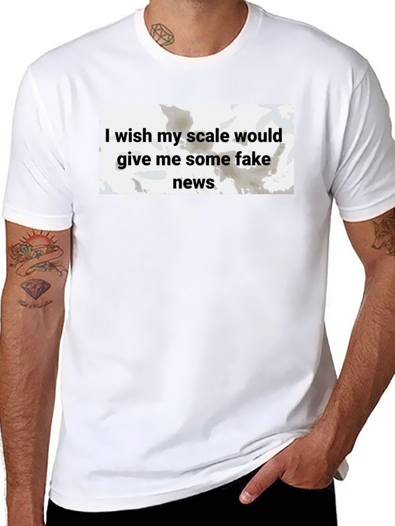 Funny Fake News Scale T-Shirt