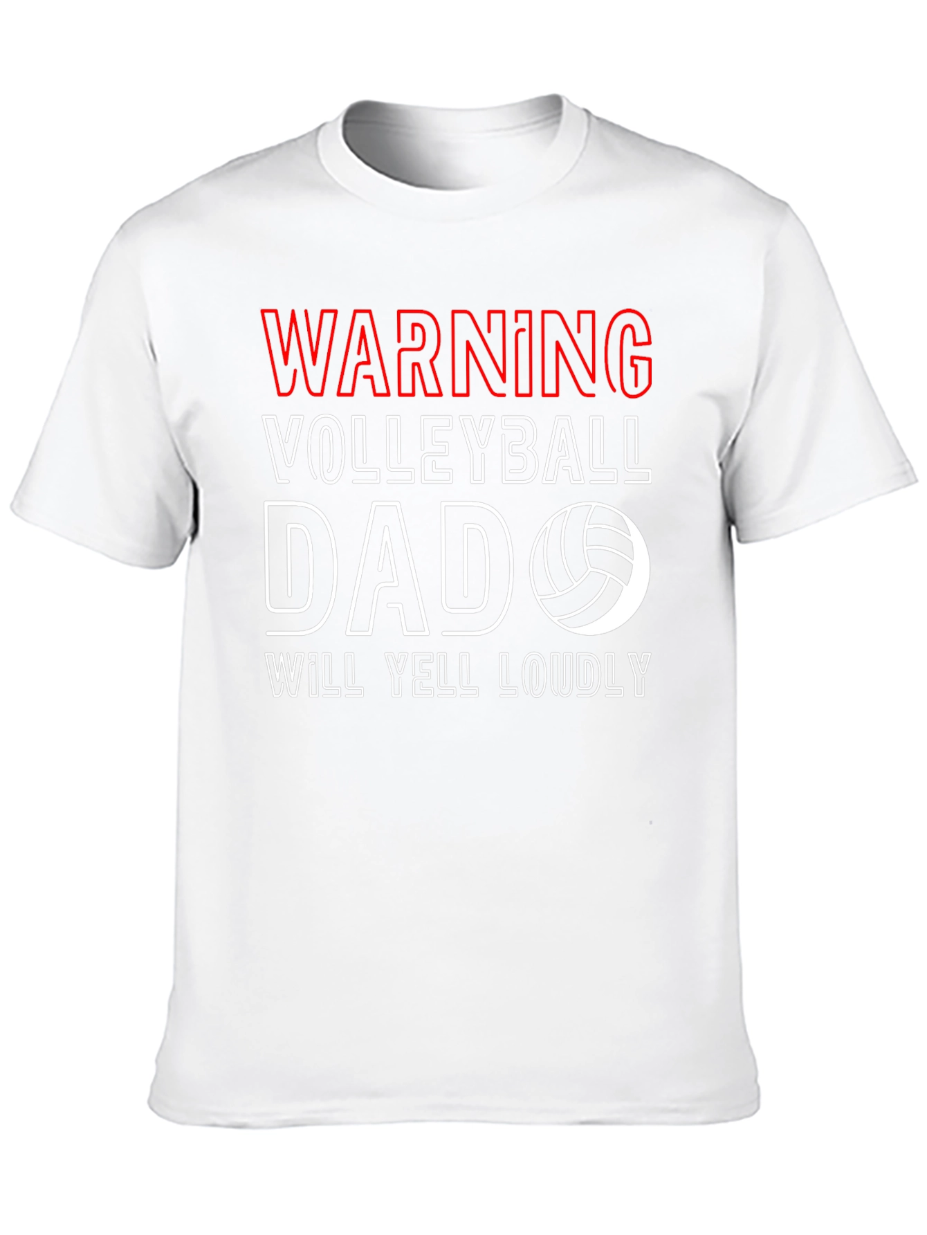 Warning Volleyball Dad T-Shirt