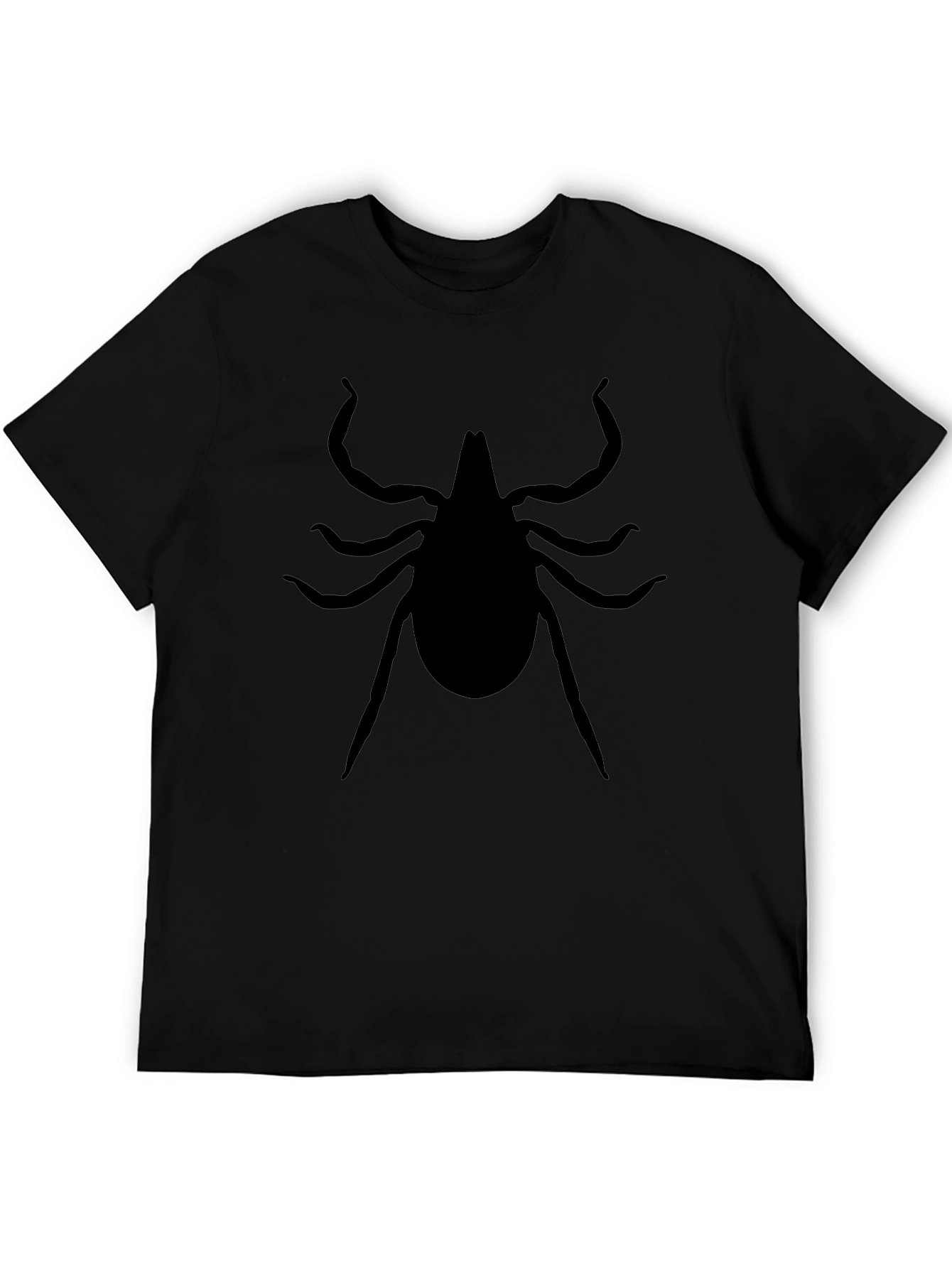 Tick Silhouette Graphic Tee - Unisex Black T-Shirt