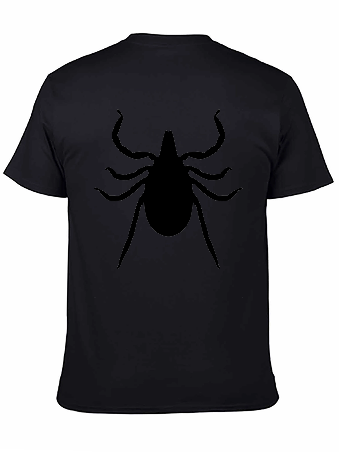 Tick Silhouette Graphic Tee - Unisex Black T-Shirt