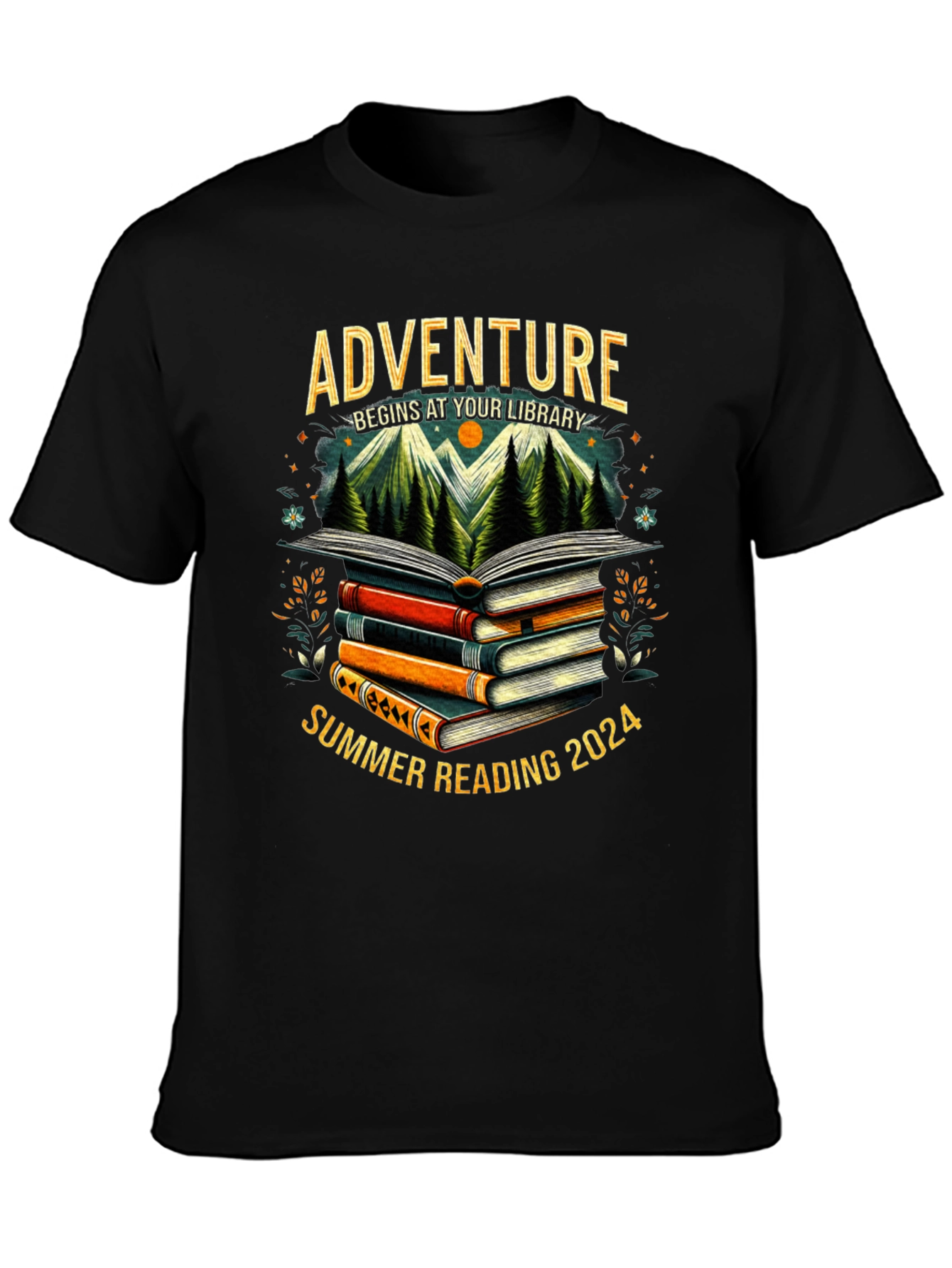 Adventure Summer Reading 2024 T-Shirt