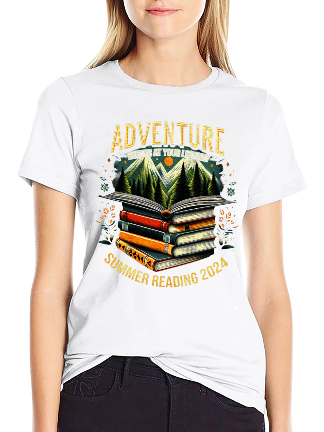 Adventure Summer Reading 2024 T-Shirt