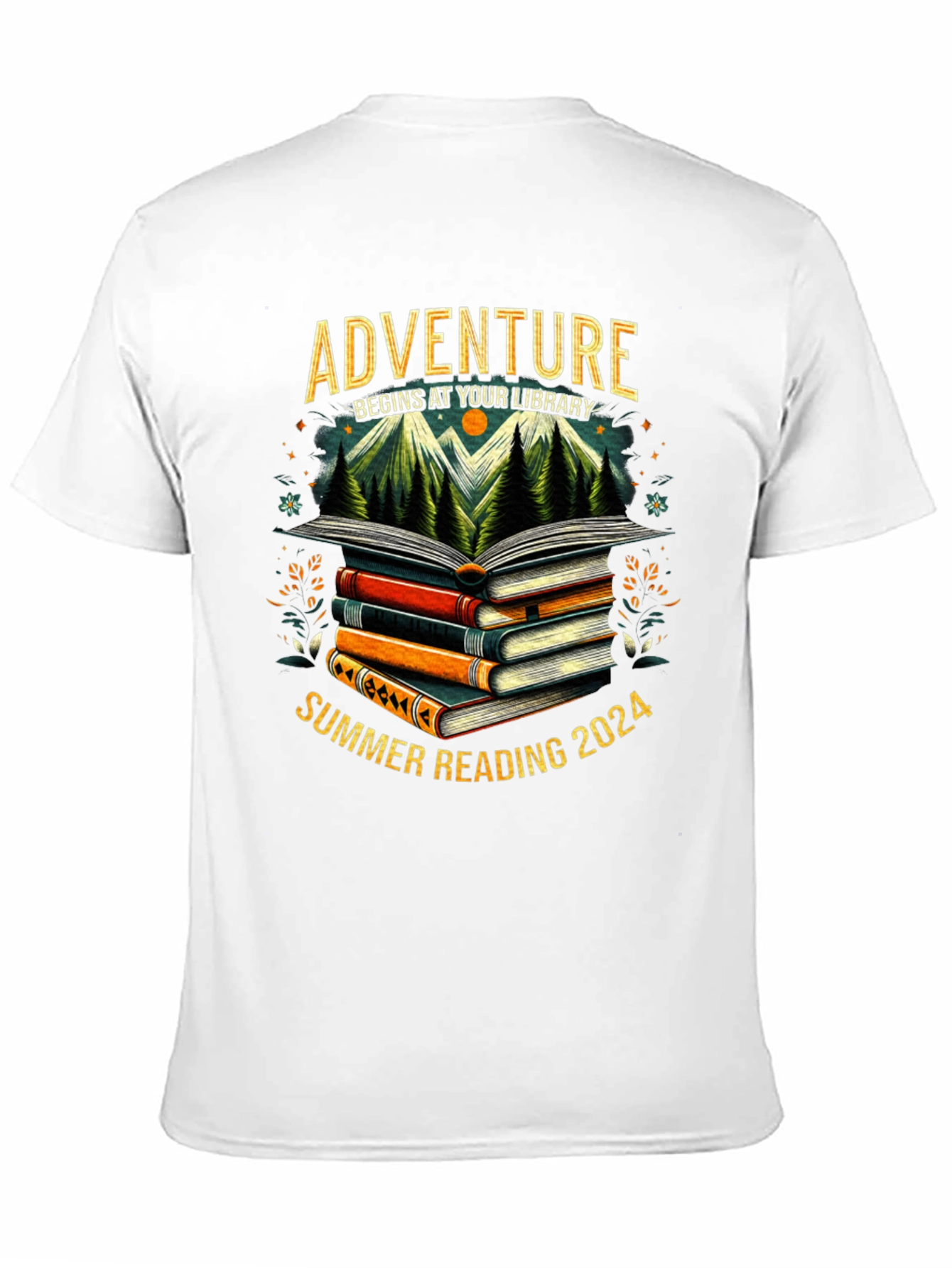 Adventure Summer Reading 2024 T-Shirt