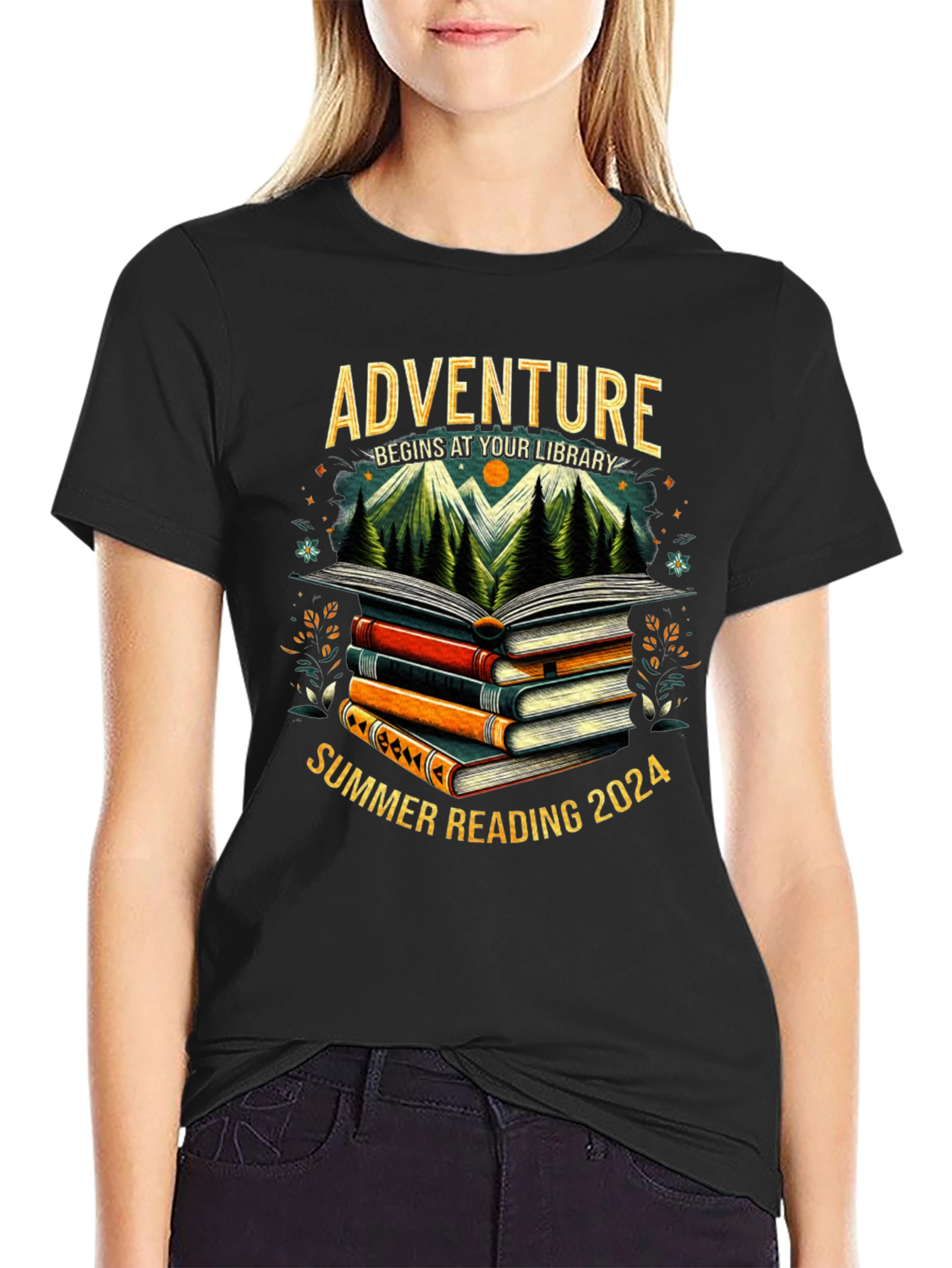 Adventure Summer Reading 2024 T-Shirt