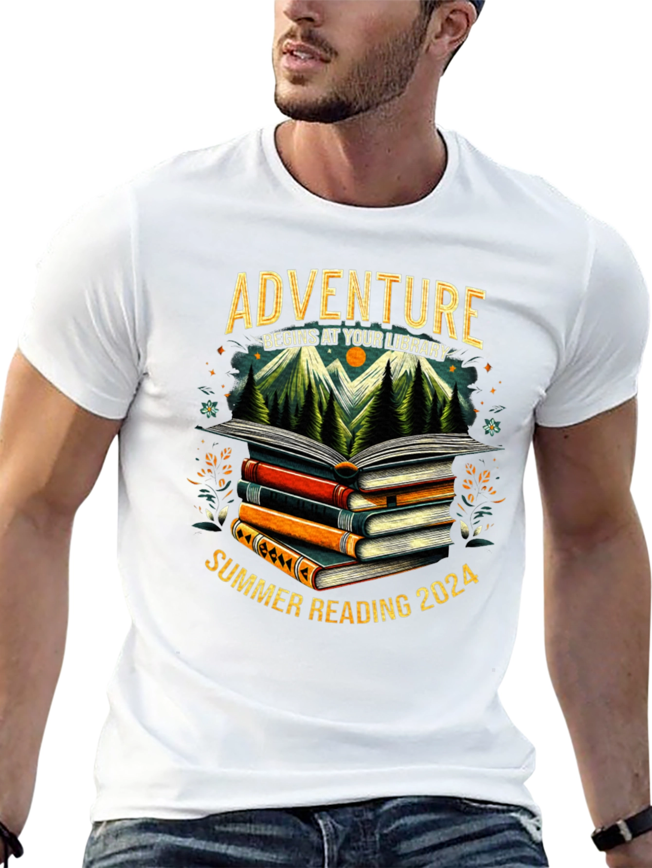 Adventure Summer Reading 2024 T-Shirt