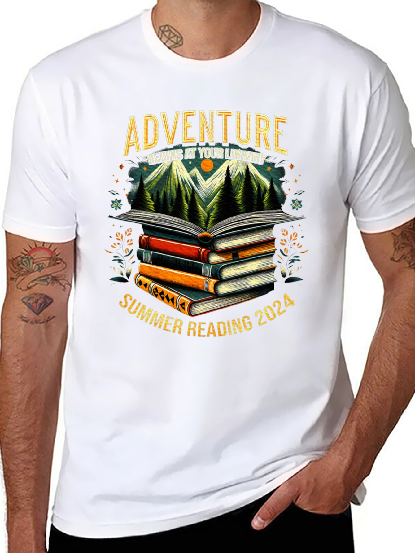 Adventure Summer Reading 2024 T-Shirt