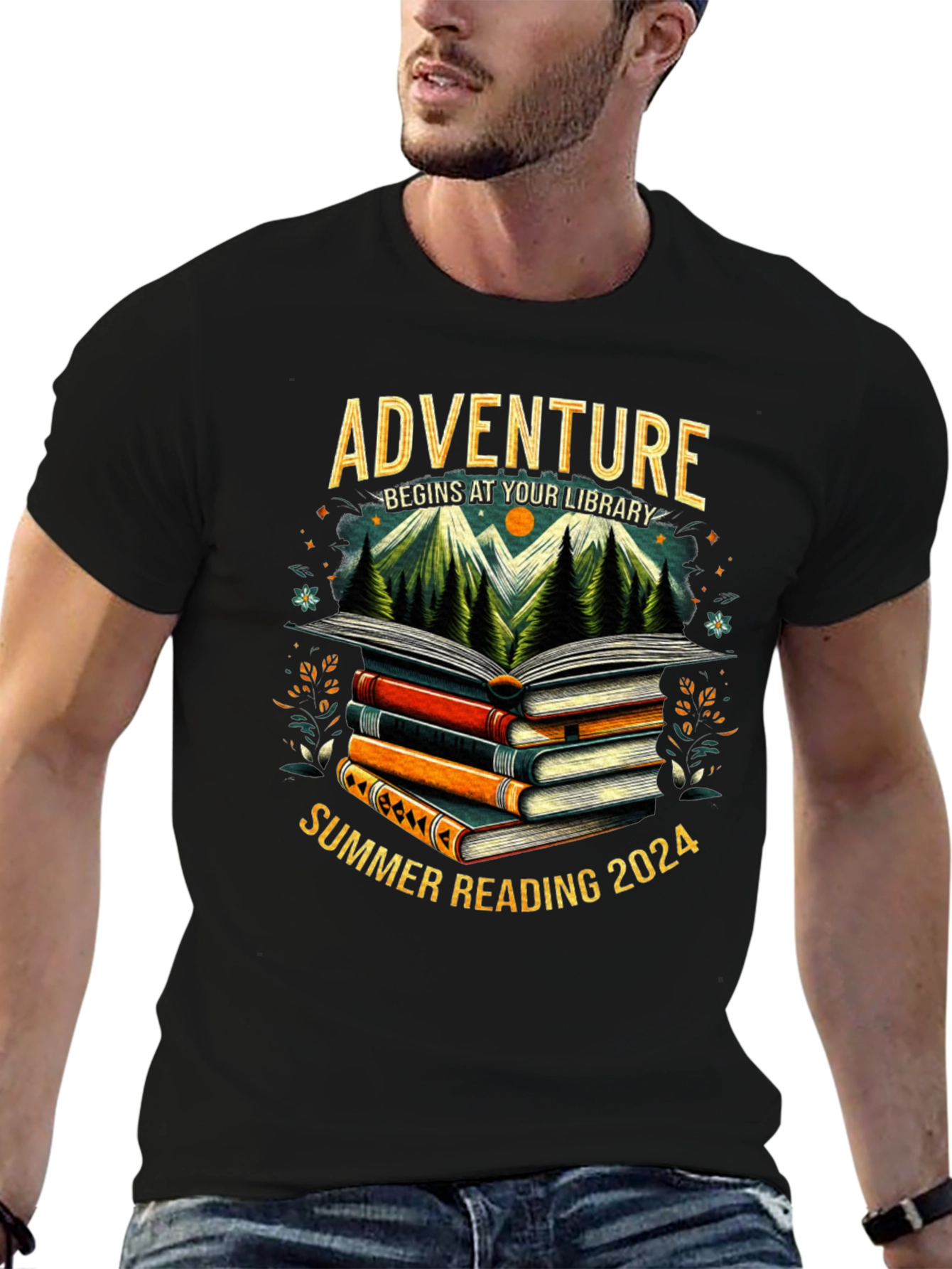 Adventure Summer Reading 2024 T-Shirt