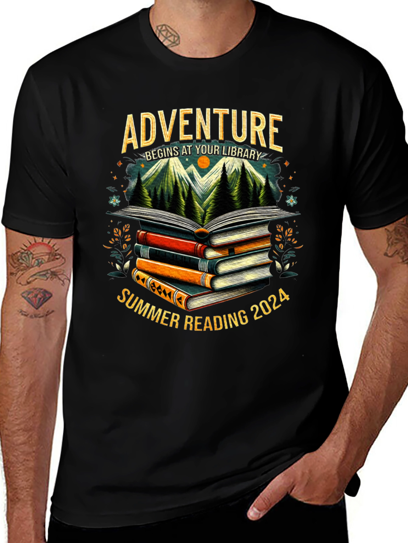 Adventure Summer Reading 2024 T-Shirt