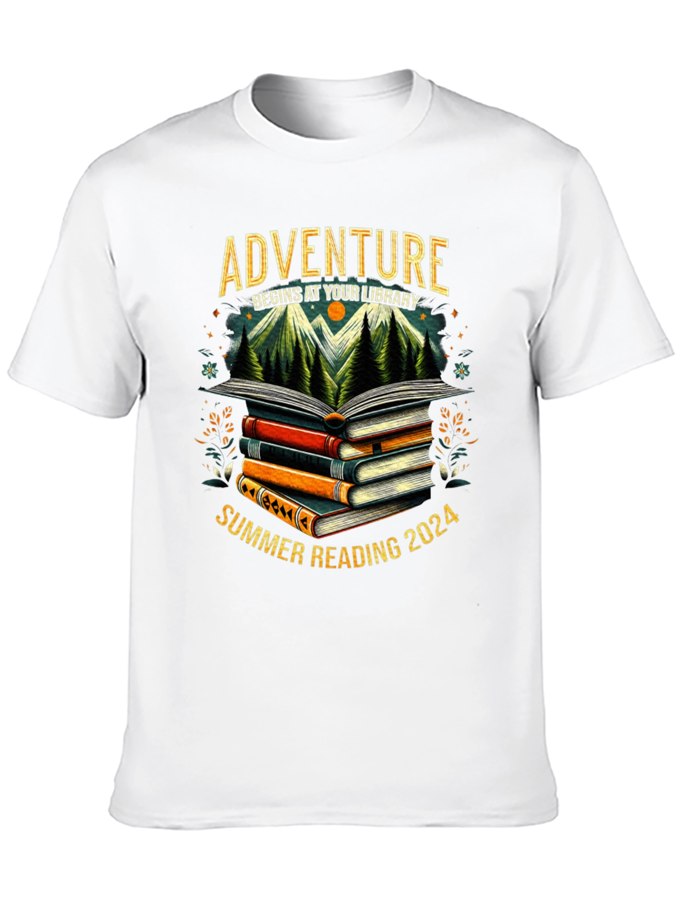 Adventure Summer Reading 2024 T-Shirt