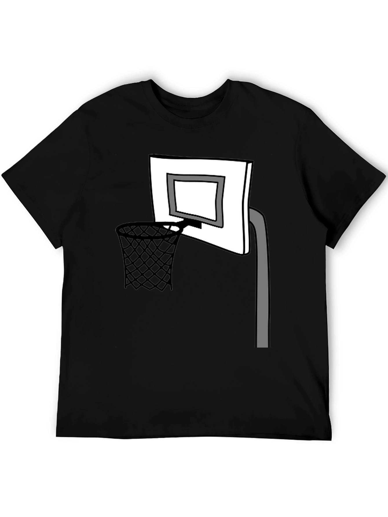 Basketball Hoop Graphic T-Shirt