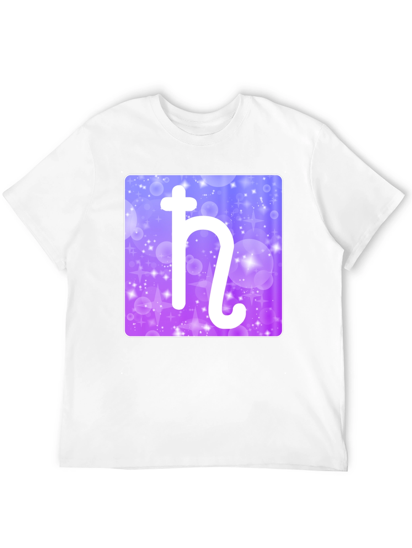 Planet Saturn Symbol Graphic T-Shirt