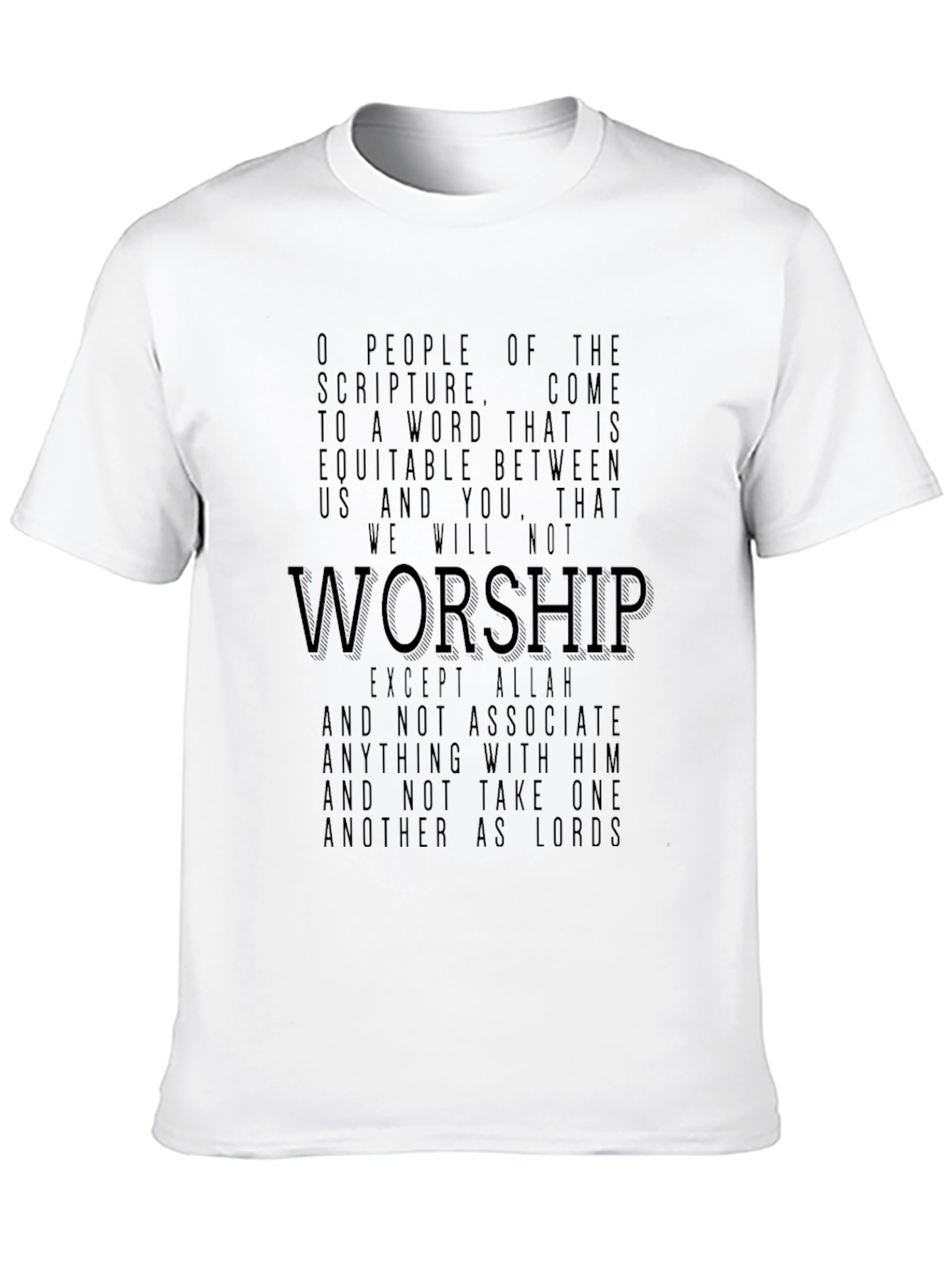 Worship Allah Graphic Tee