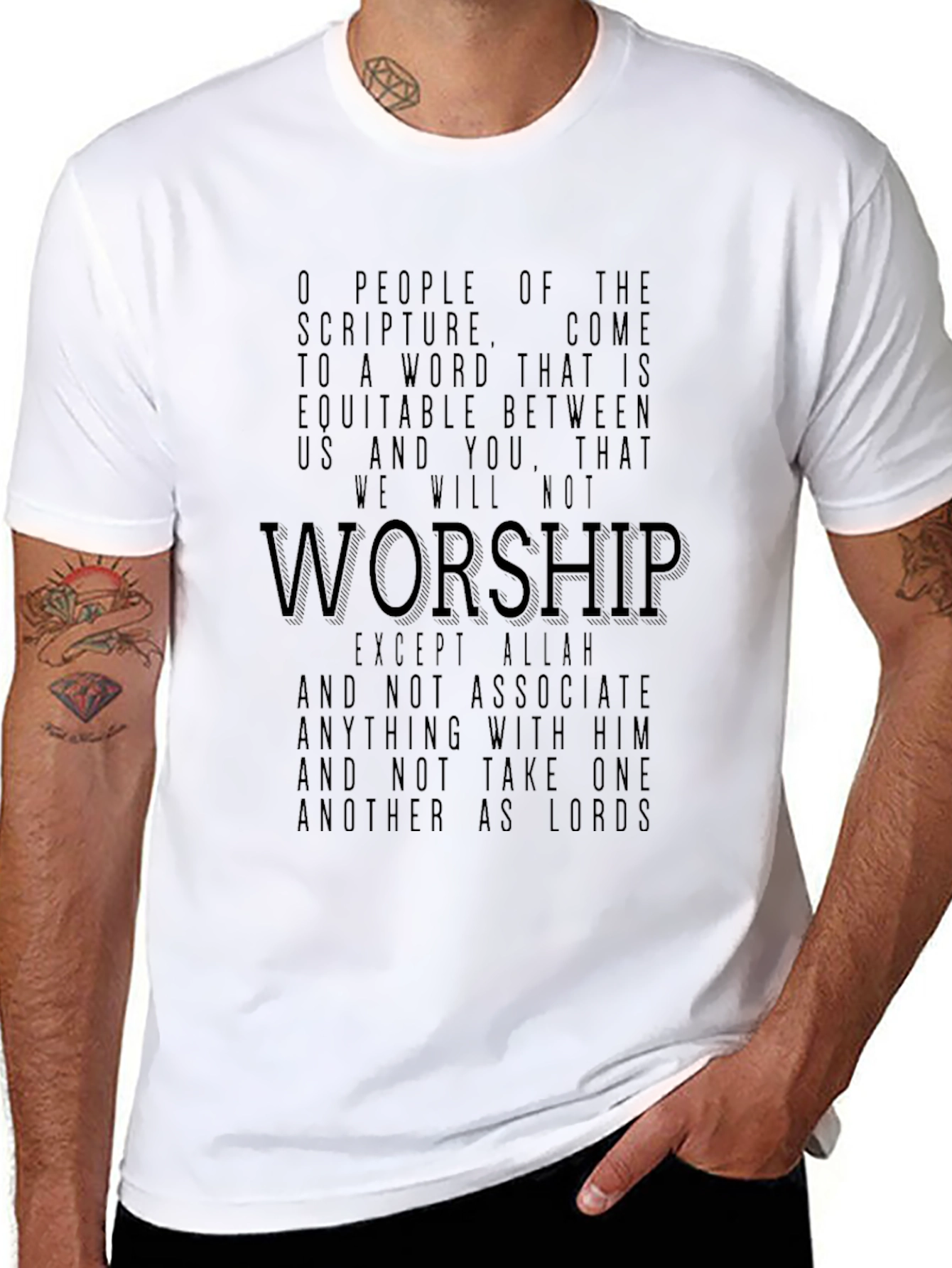 Worship Allah Graphic Tee