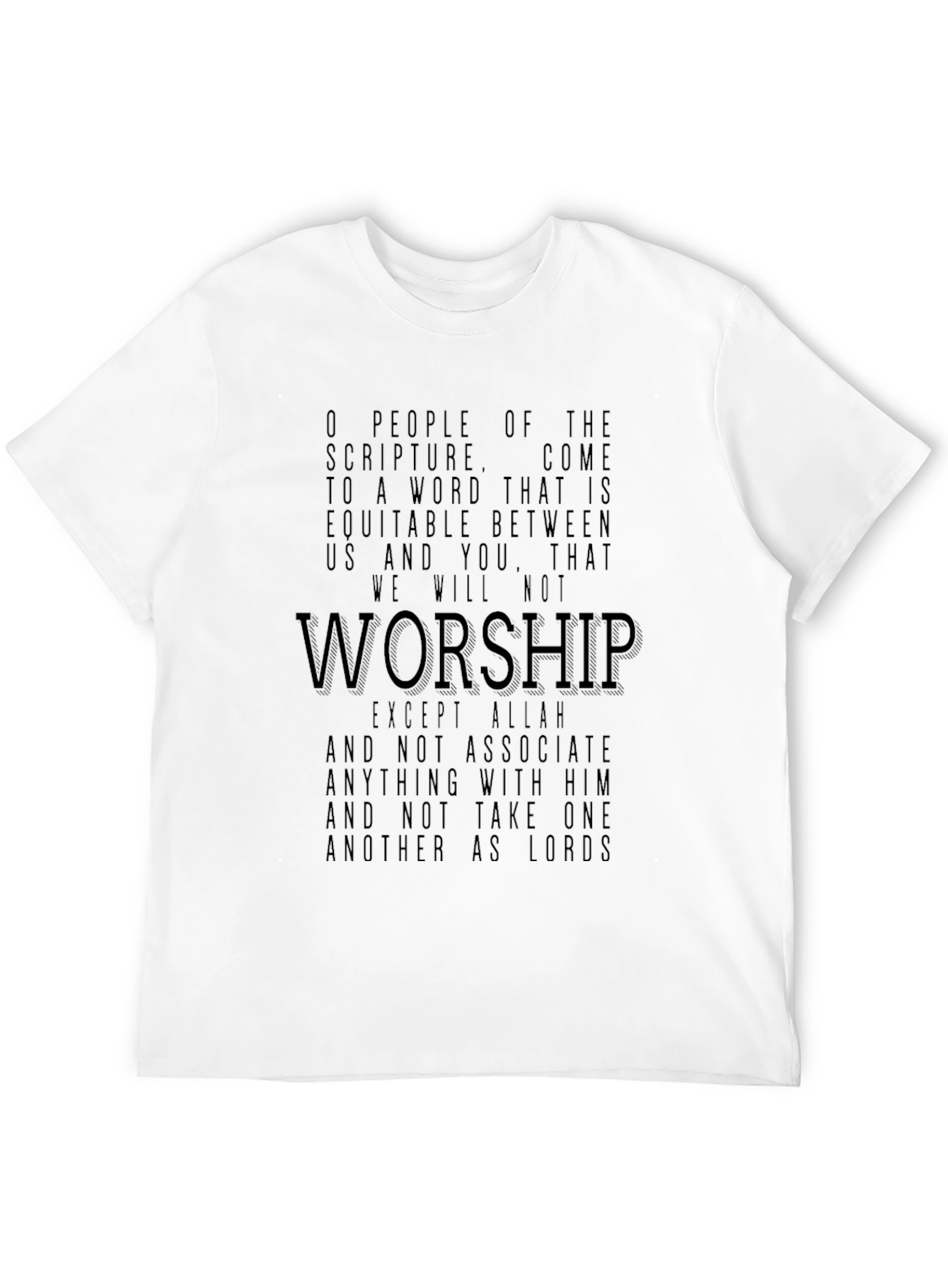 Worship Allah Graphic Tee