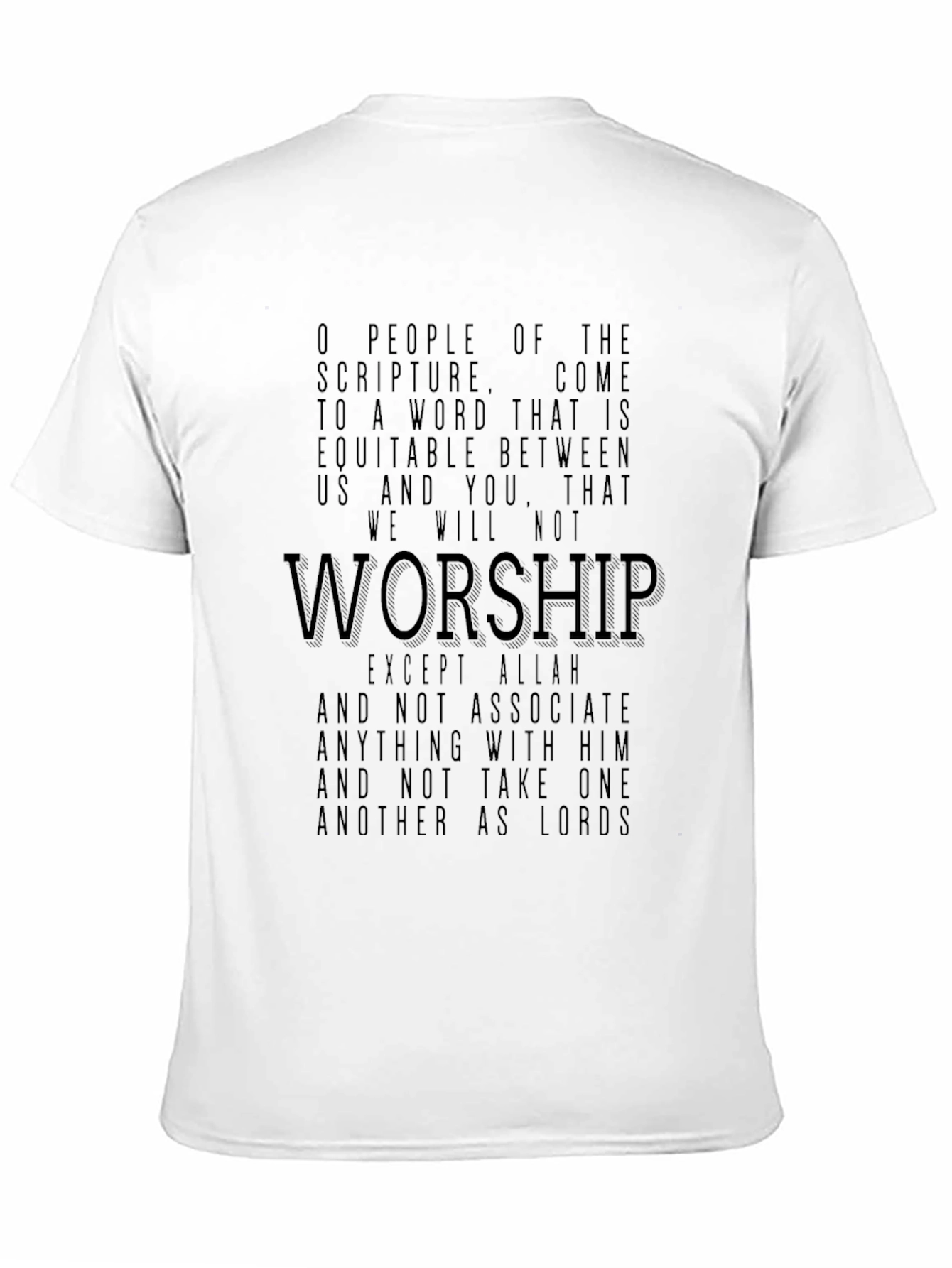 Worship Allah Graphic Tee