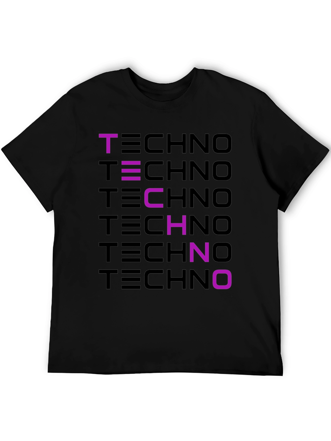 Techno Graphic T-Shirt - Stylish Music Inspired Tee