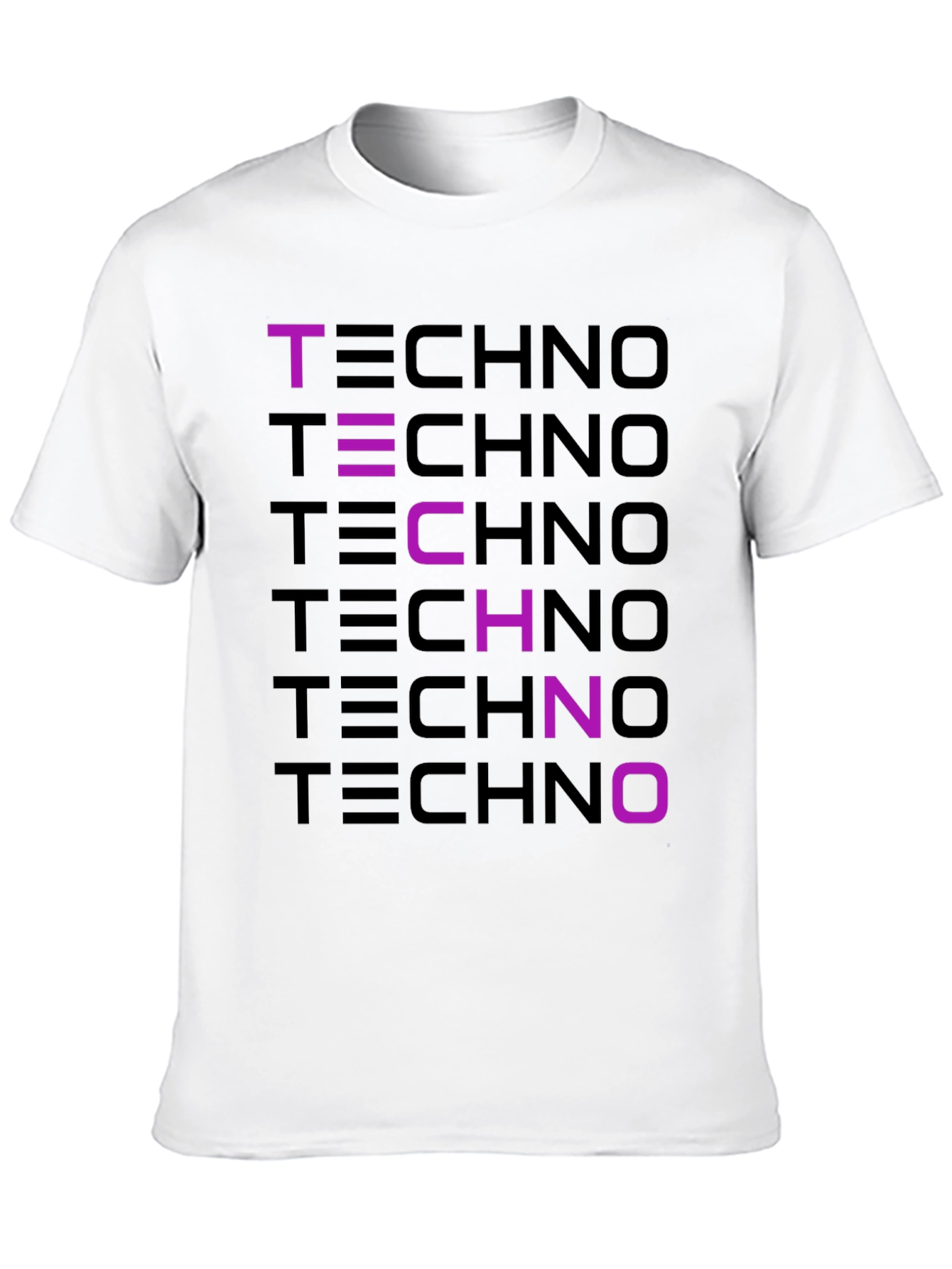 Techno Graphic T-Shirt - Stylish Music Inspired Tee