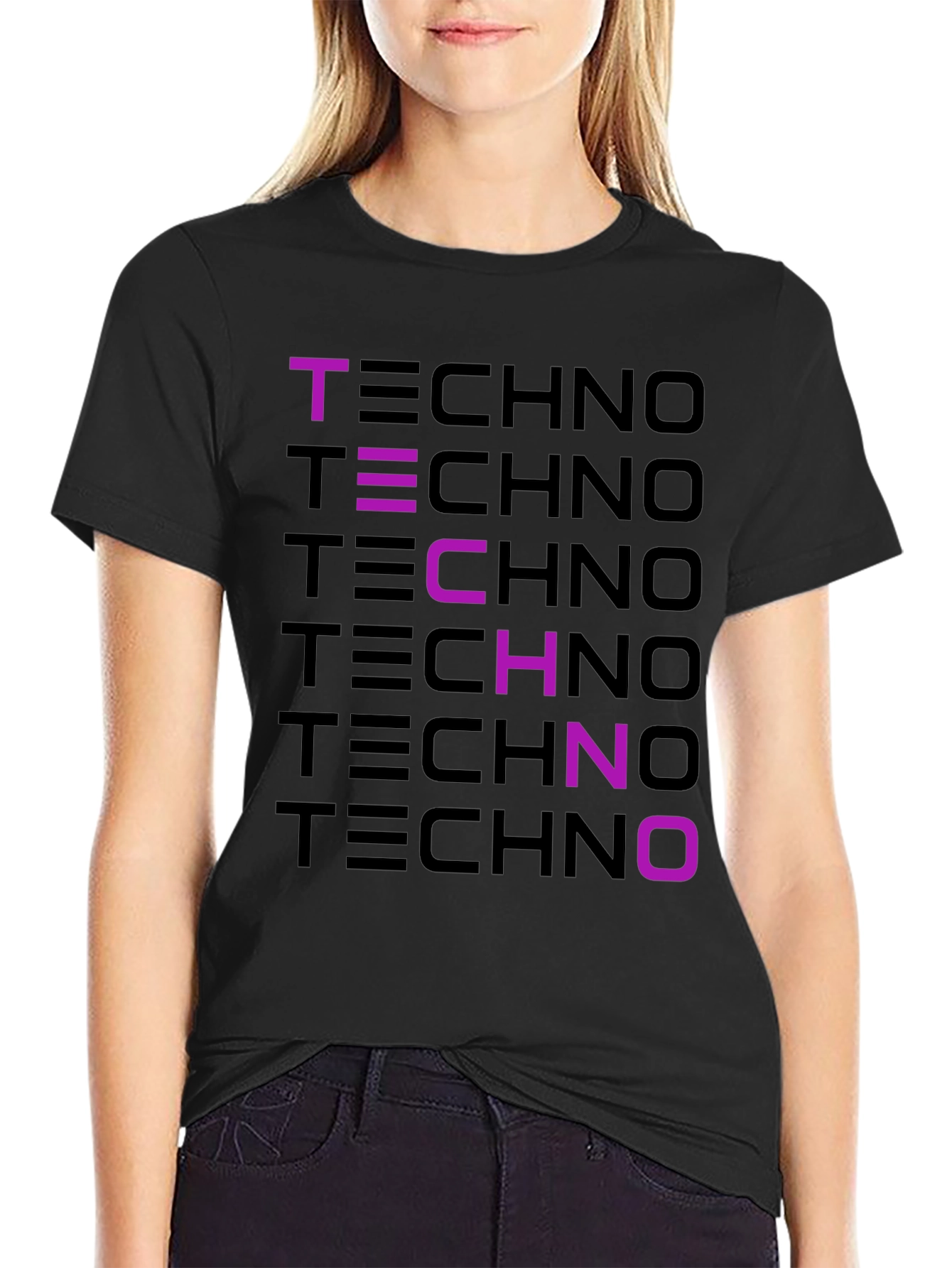 Techno Graphic T-Shirt - Stylish Music Inspired Tee