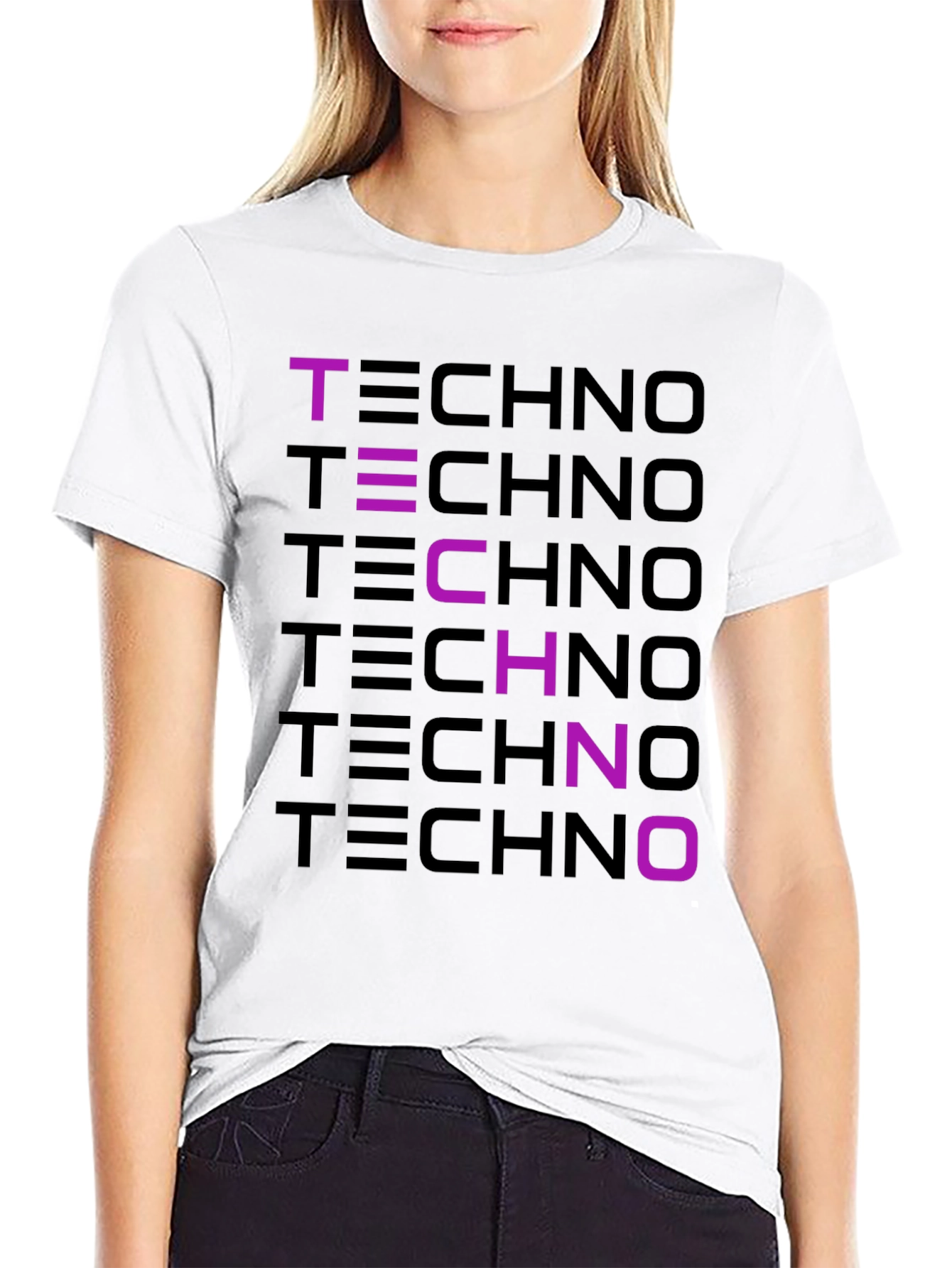 Techno Graphic T-Shirt - Stylish Music Inspired Tee