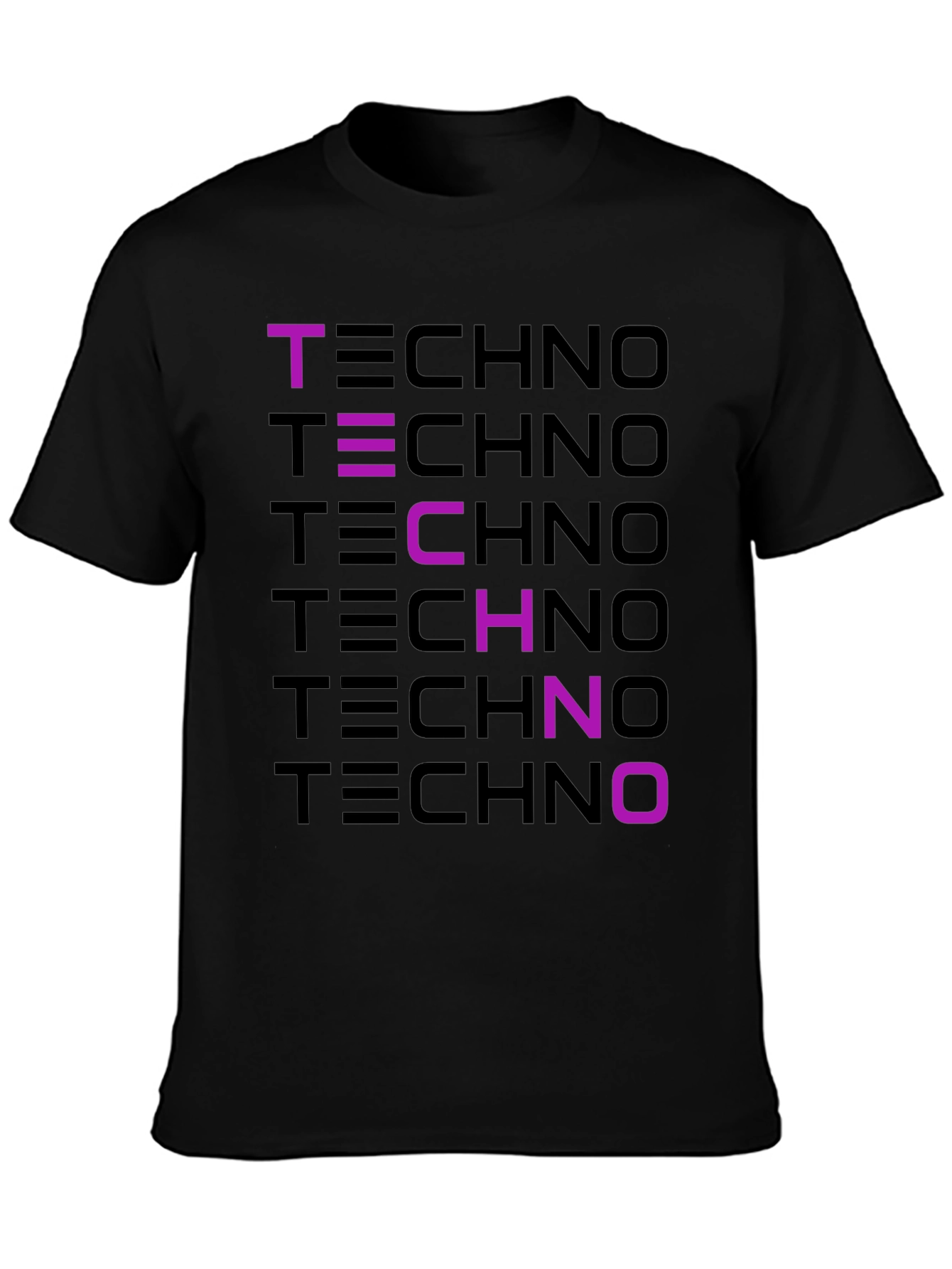 Techno Graphic T-Shirt - Stylish Music Inspired Tee
