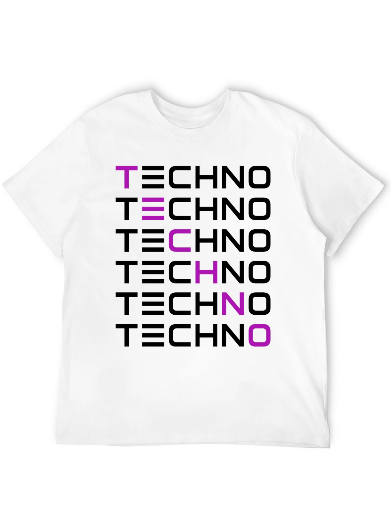 Techno Graphic T-Shirt - Stylish Music Inspired Tee