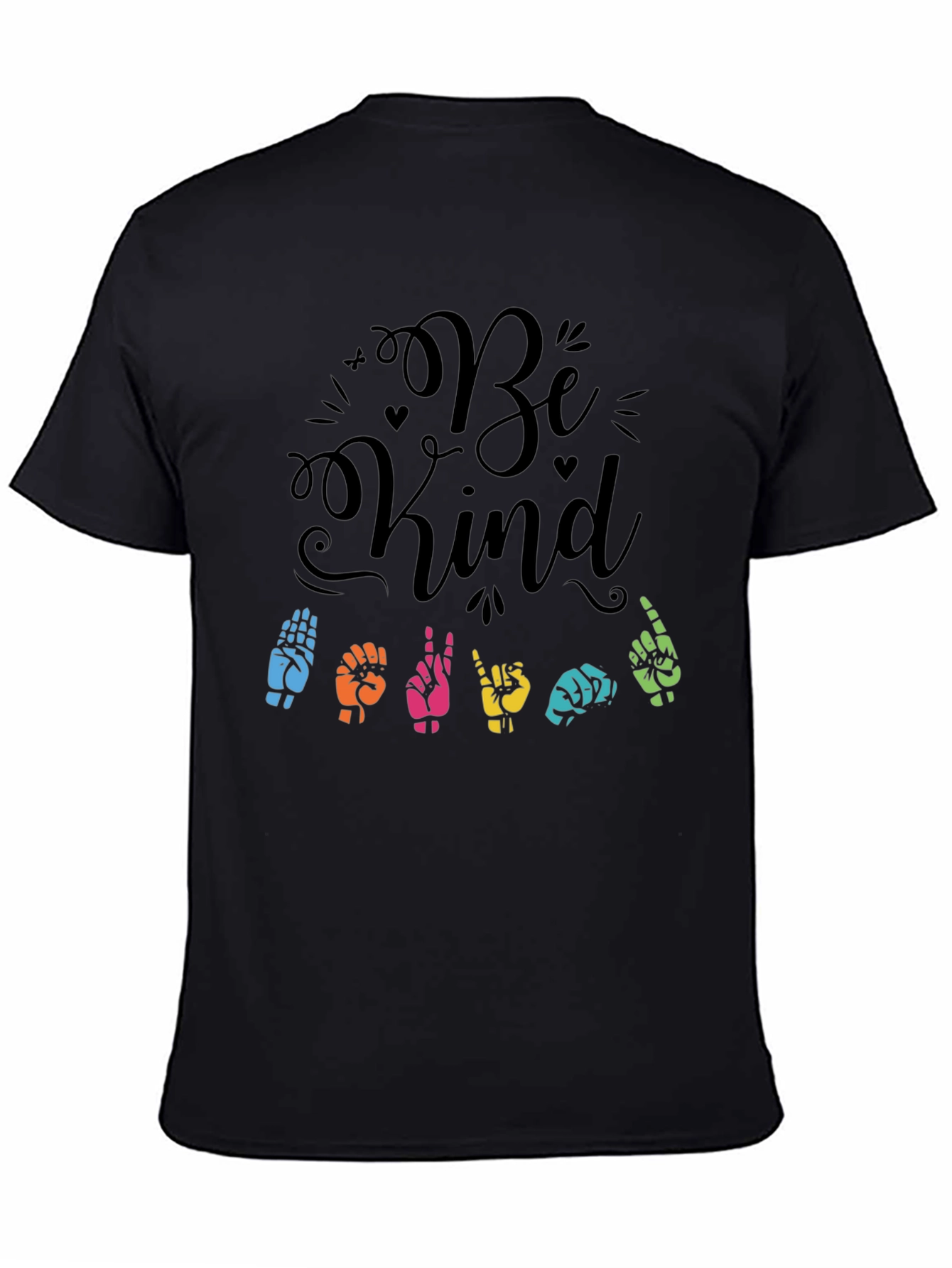 Be Kind Sign Language Graphic T-Shirt