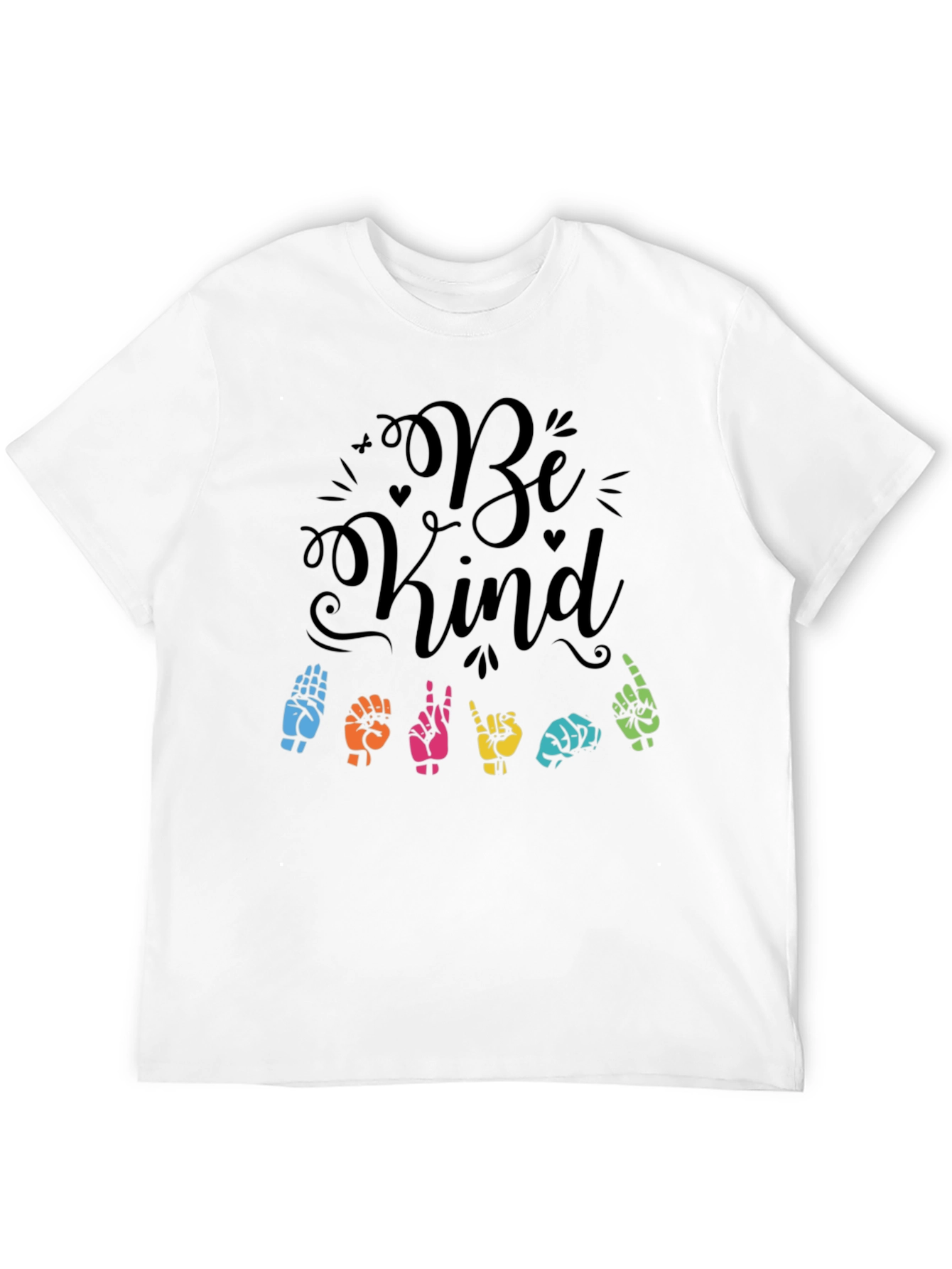 Be Kind Sign Language Graphic T-Shirt