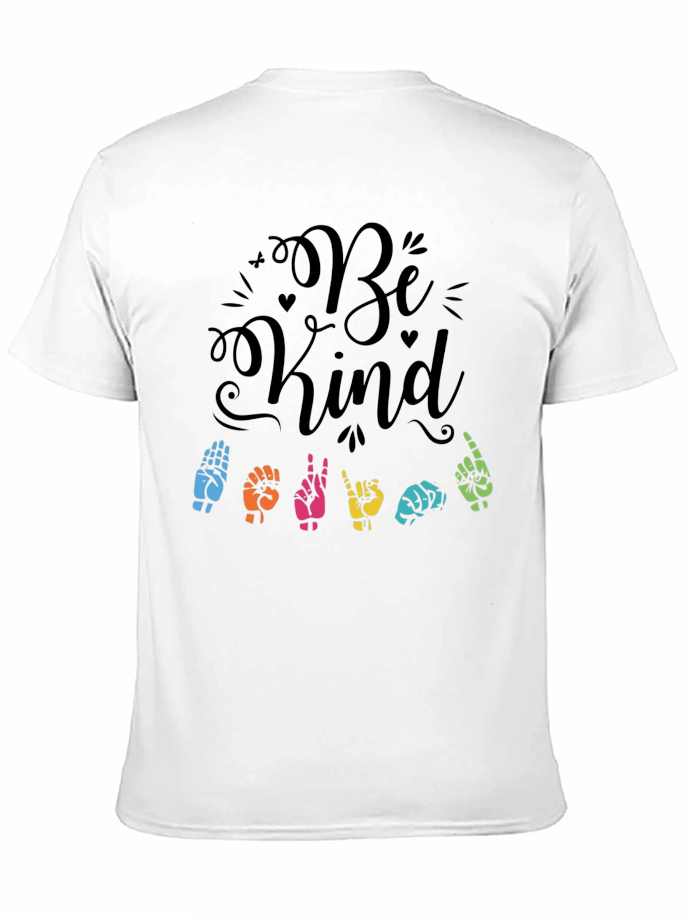 Be Kind Sign Language Graphic T-Shirt