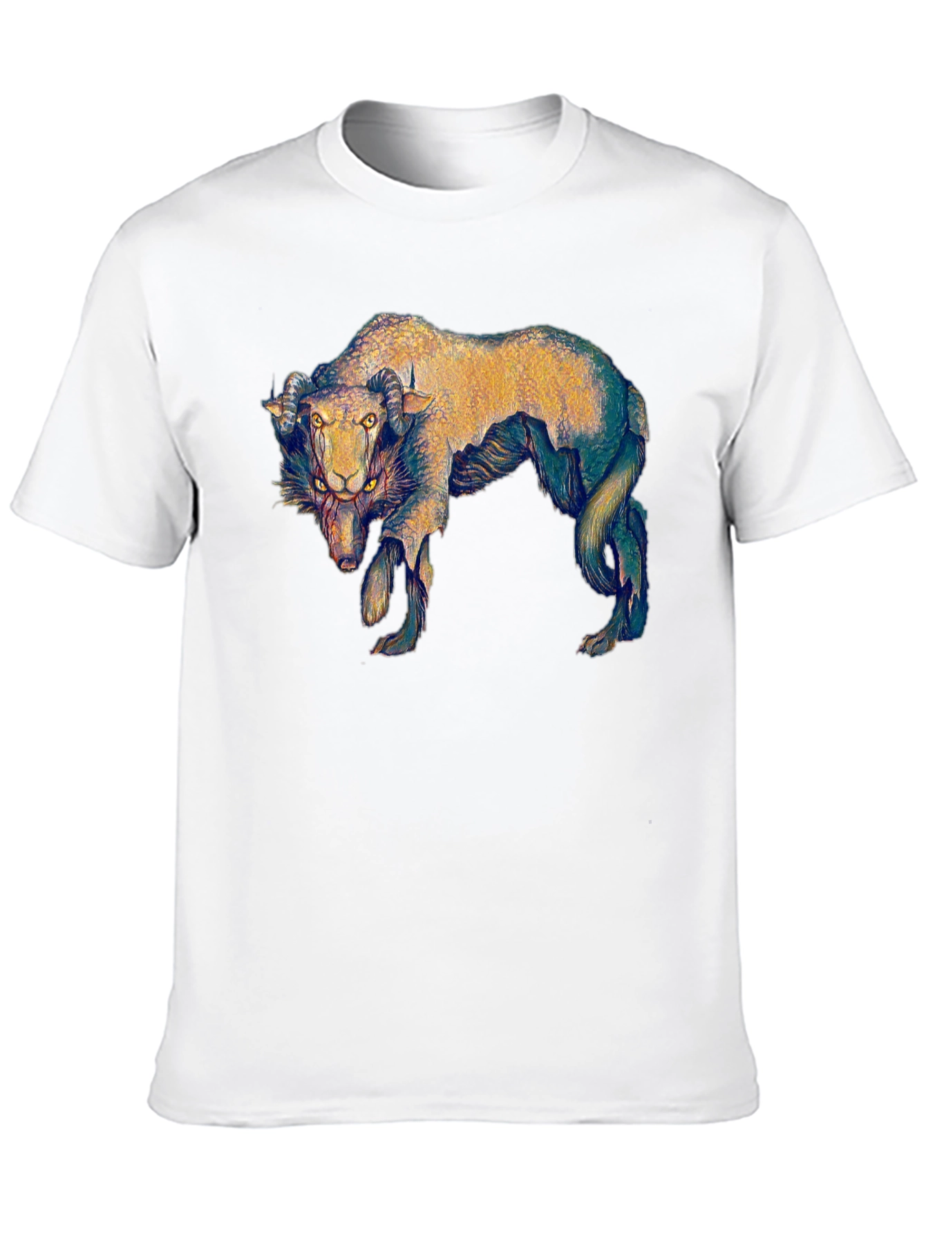 Unique Ram Graphic T-Shirt - Black