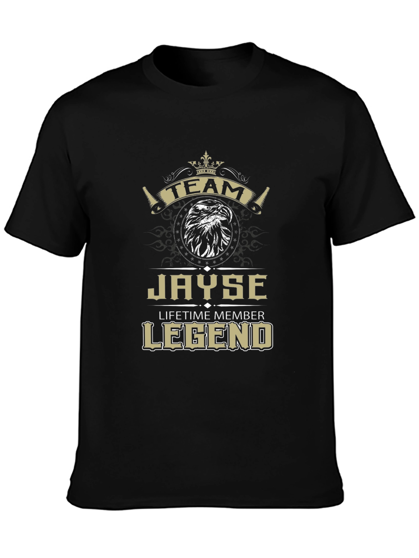 Team Jayse Legend Black Graphic T-Shirt