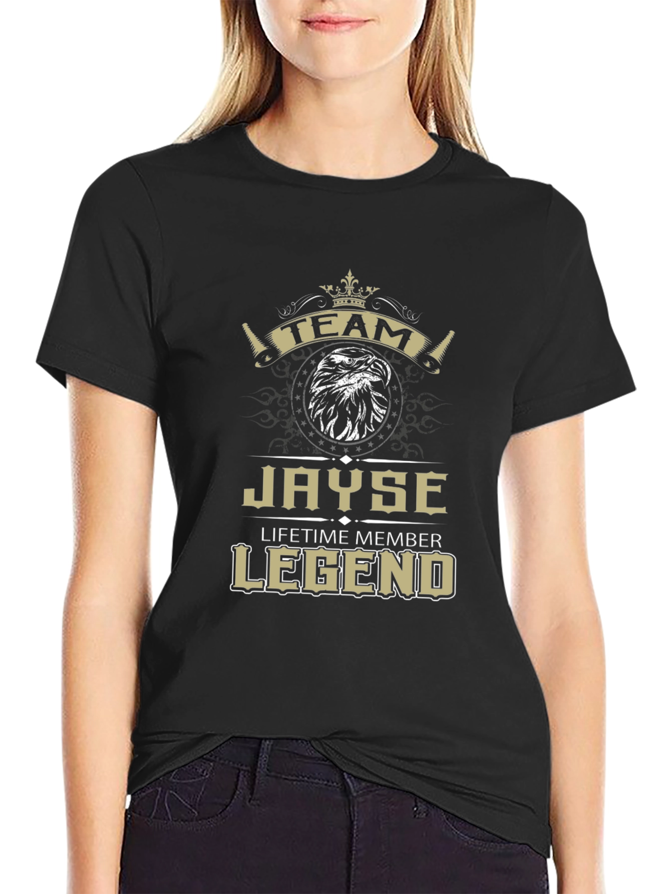 Team Jayse Legend Black Graphic T-Shirt