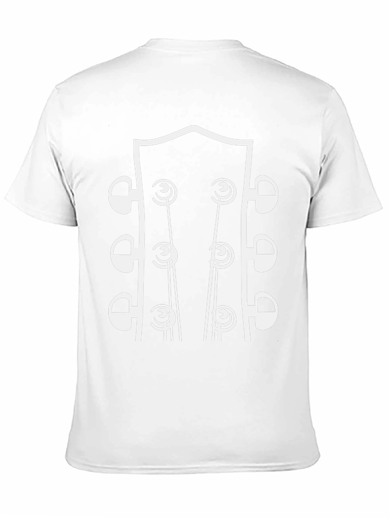Guitar Headstock Graphic Tee - Music Lover Shirt
