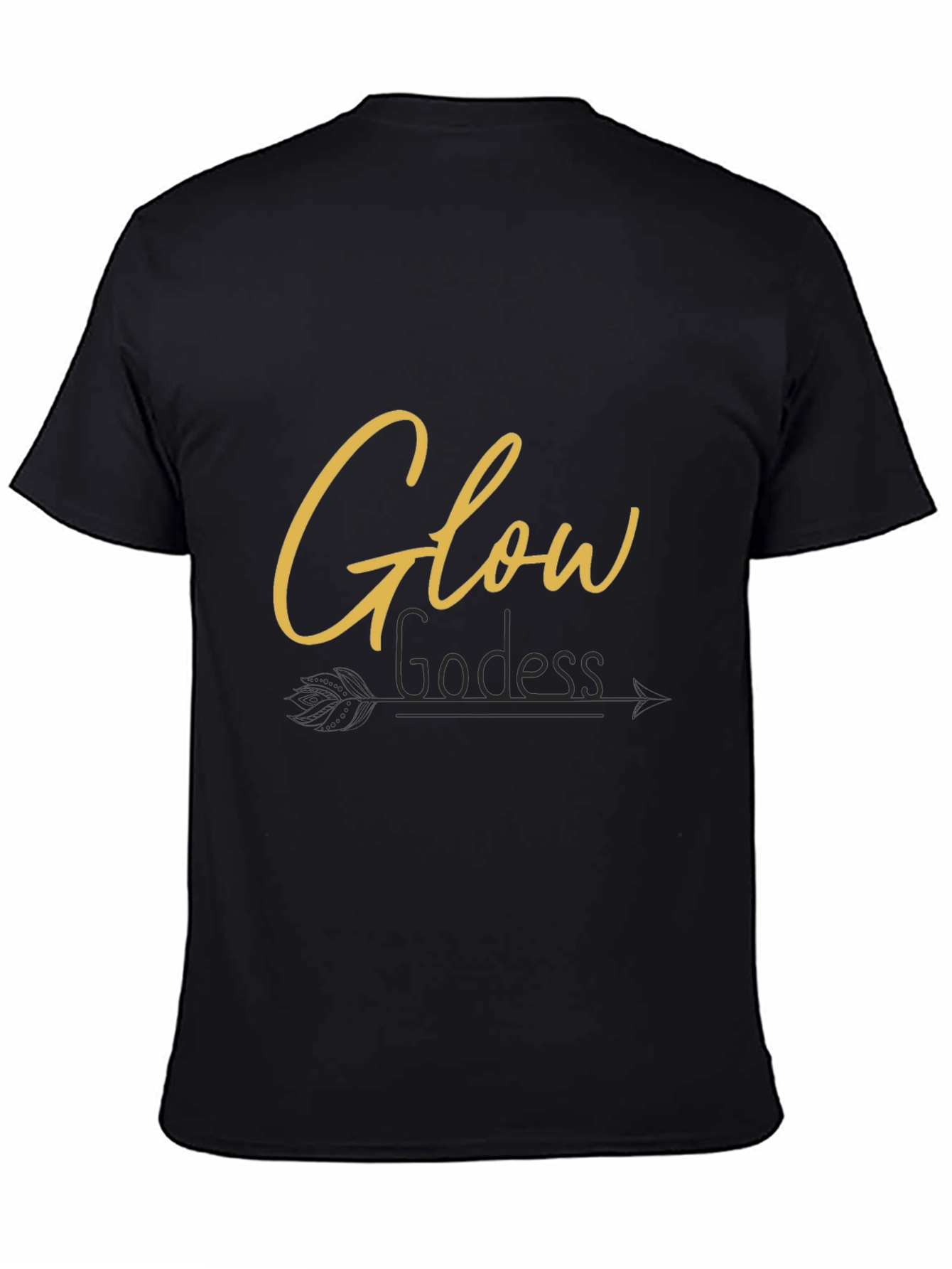 Glow Goddess Tee - Black T-Shirt