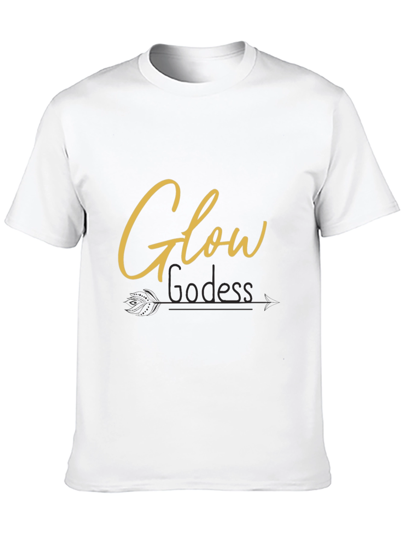 Glow Goddess Tee - Black T-Shirt