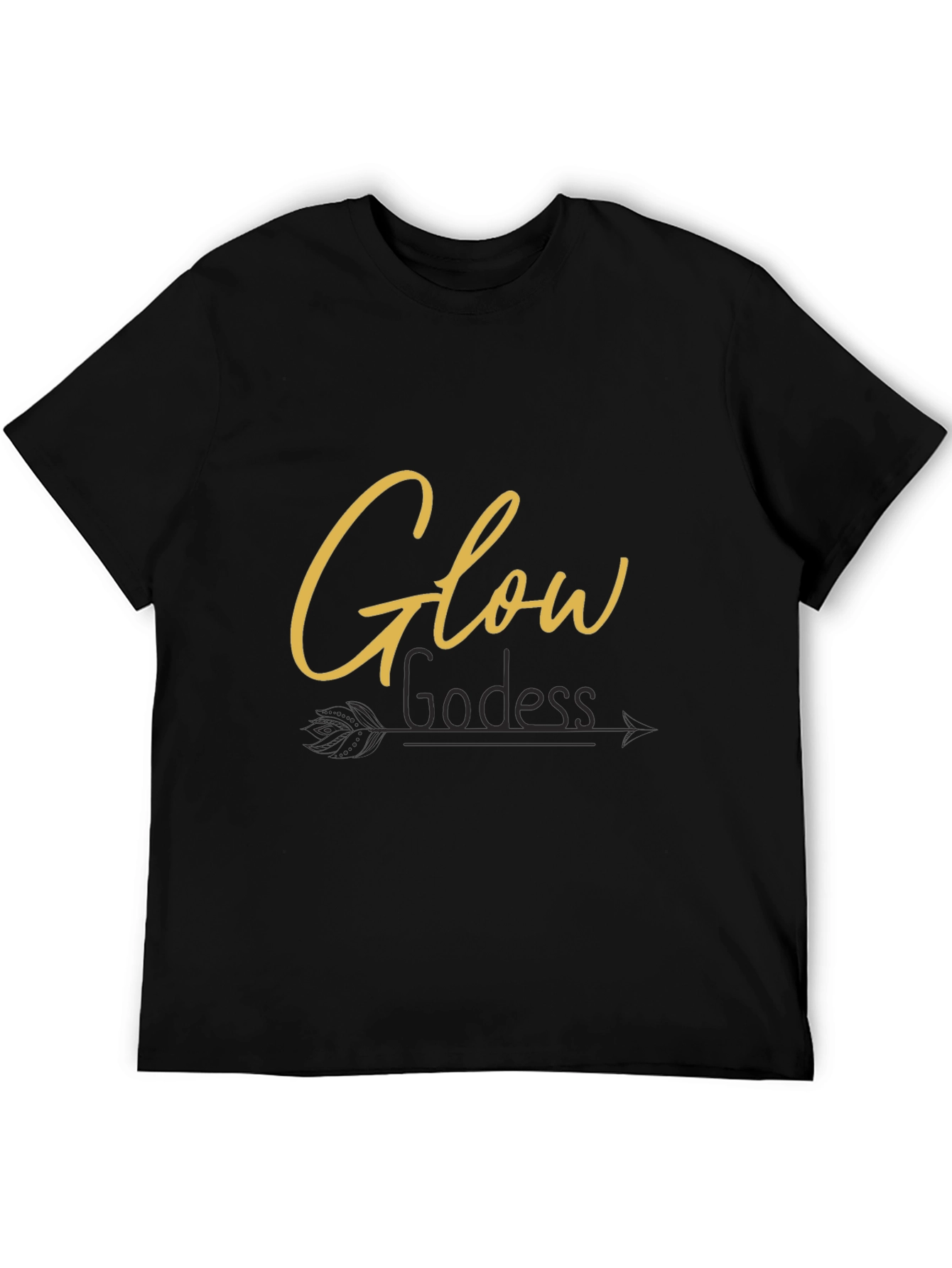 Glow Goddess Tee - Black T-Shirt