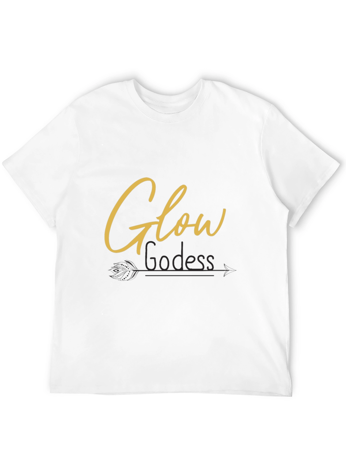 Glow Goddess Tee - Black T-Shirt