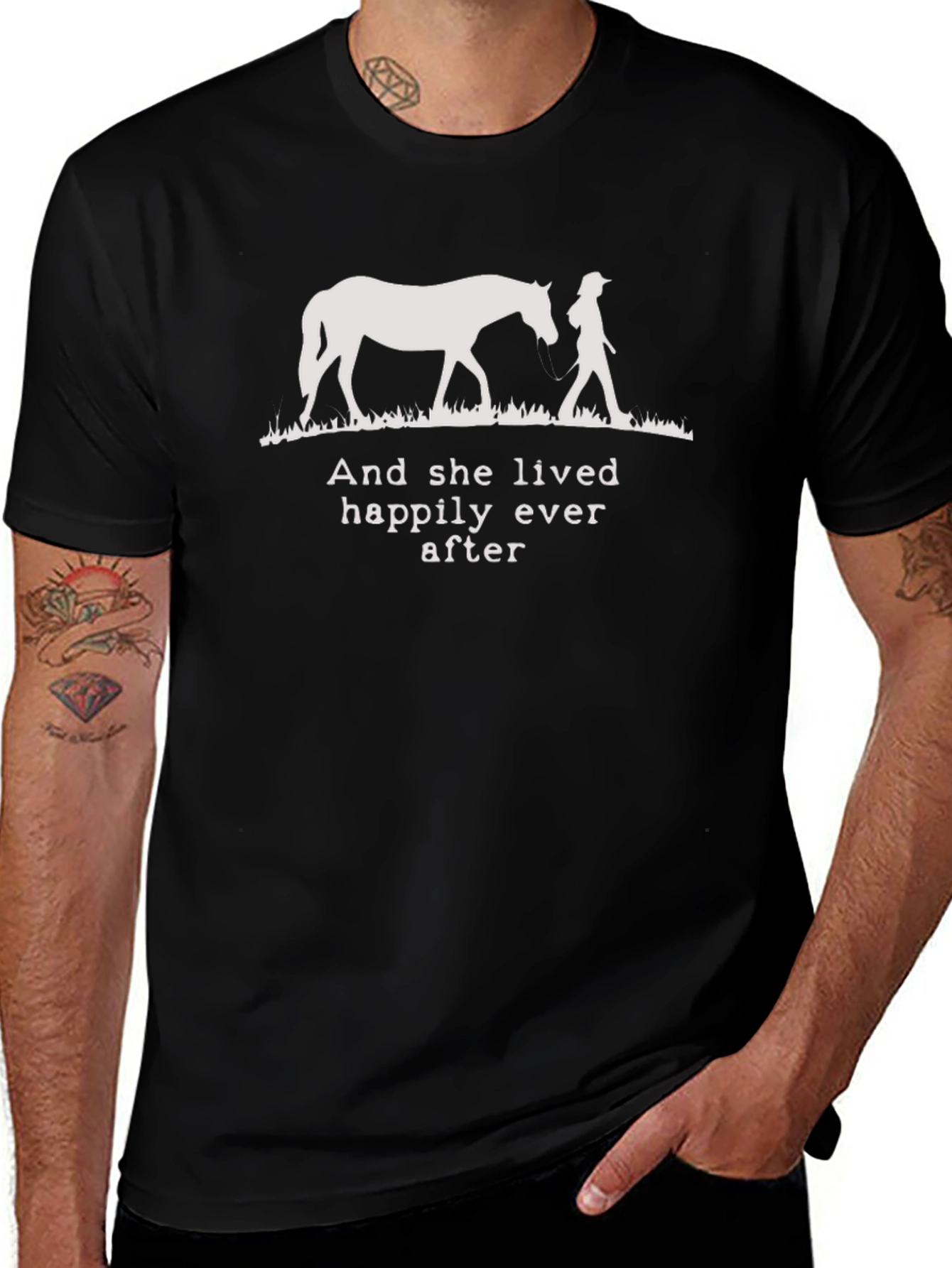 Equestrian T-Shirt - And She Lived Happily Ever After