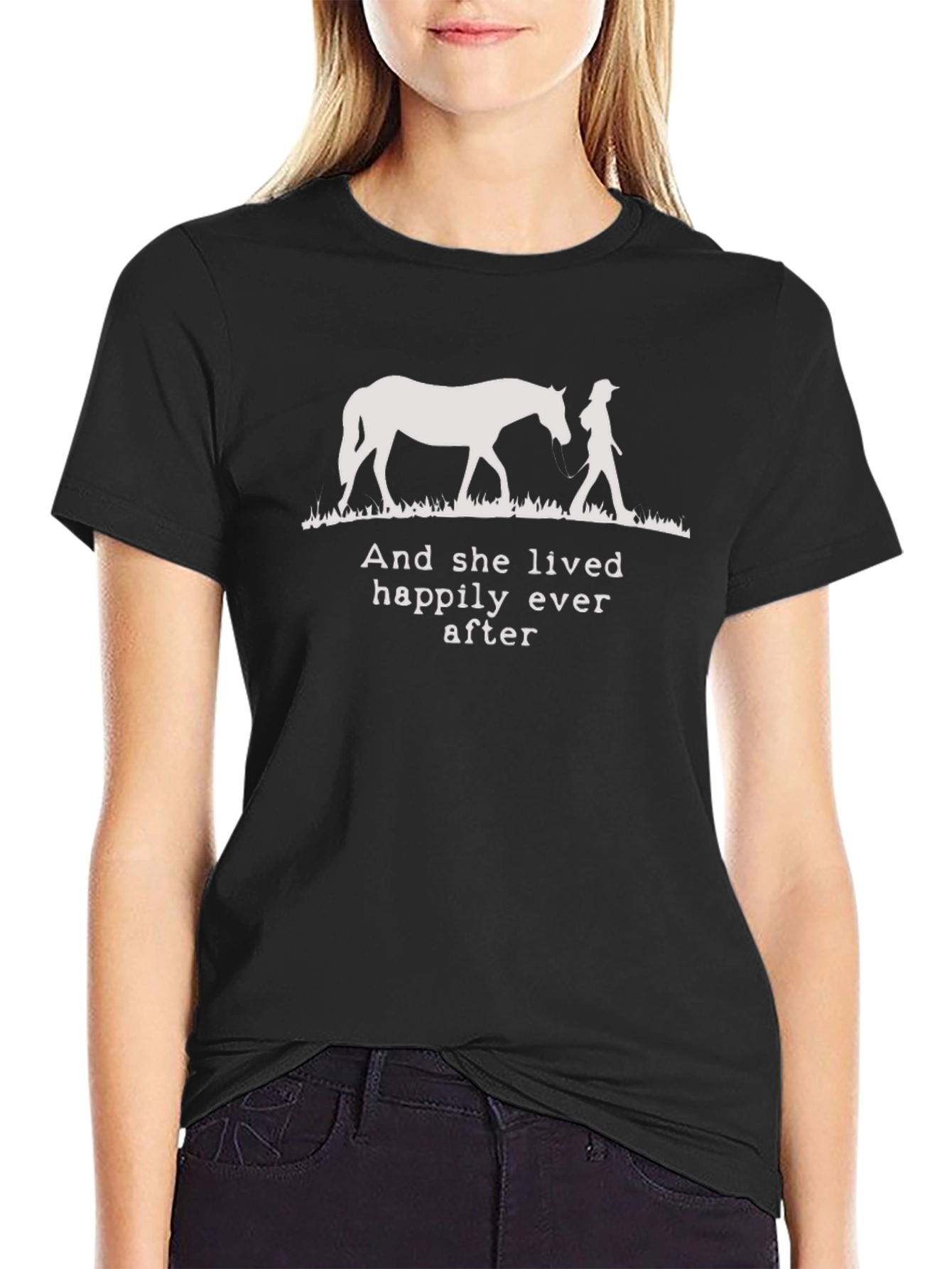 Equestrian T-Shirt - And She Lived Happily Ever After