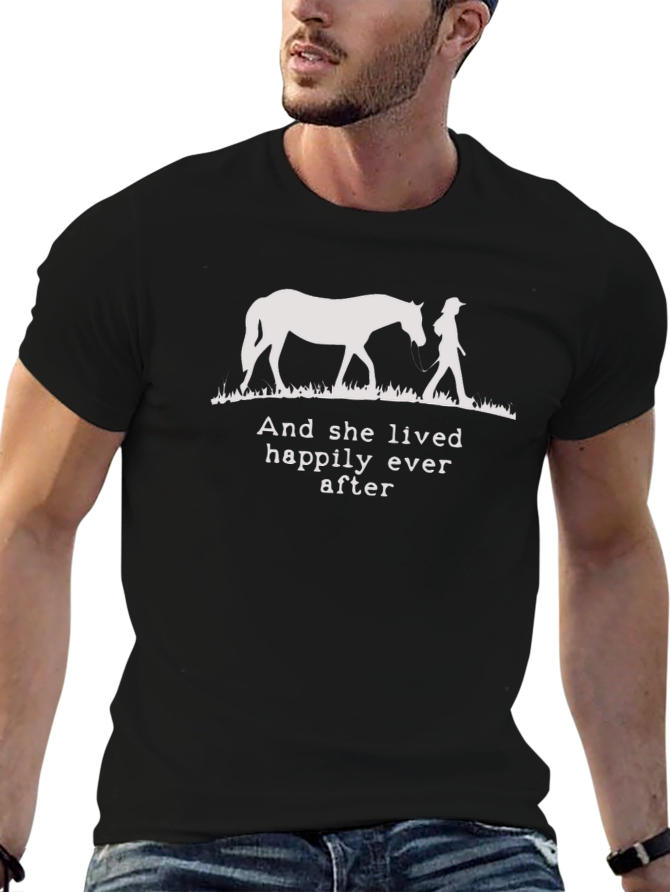 Equestrian T-Shirt - And She Lived Happily Ever After