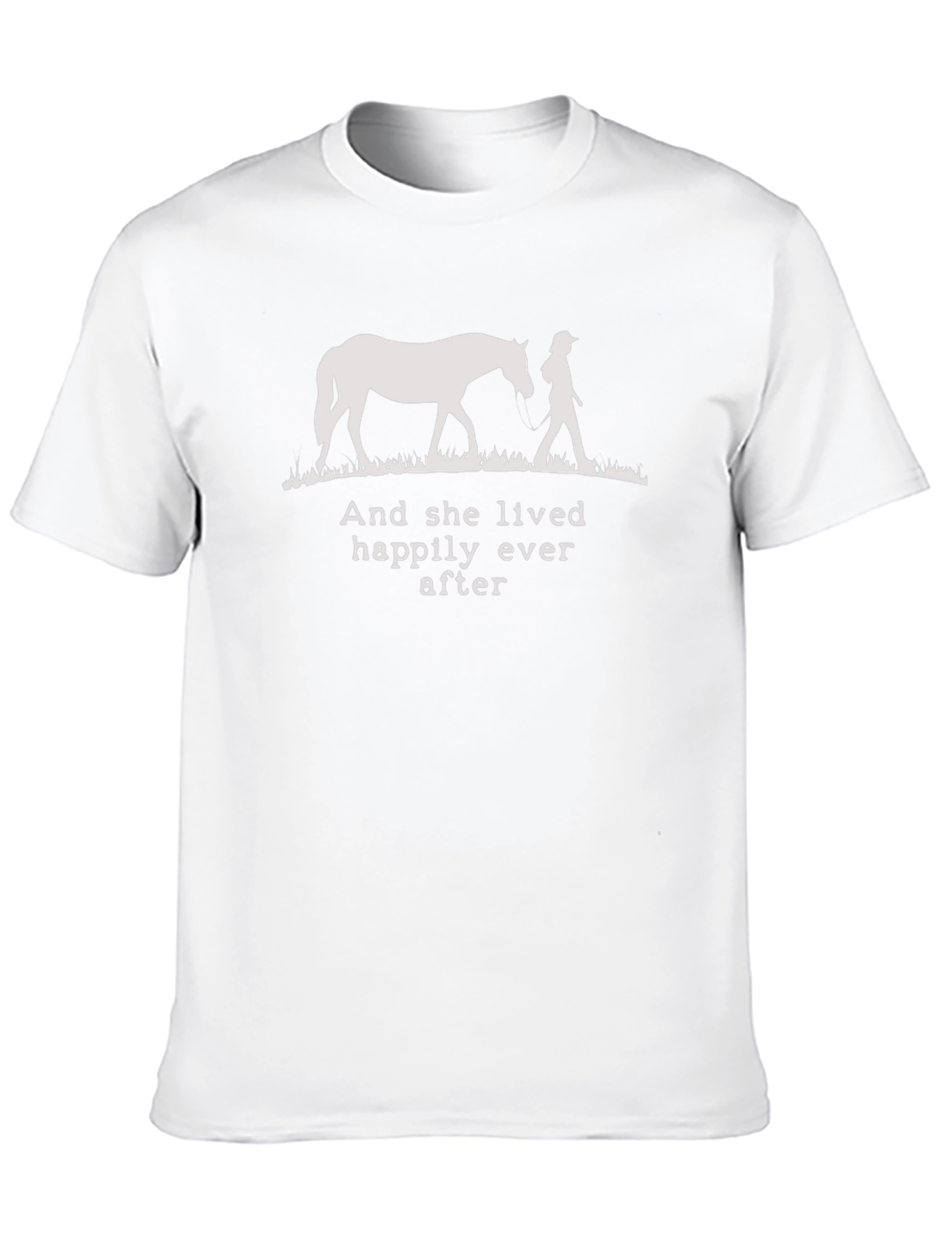 Equestrian T-Shirt - And She Lived Happily Ever After